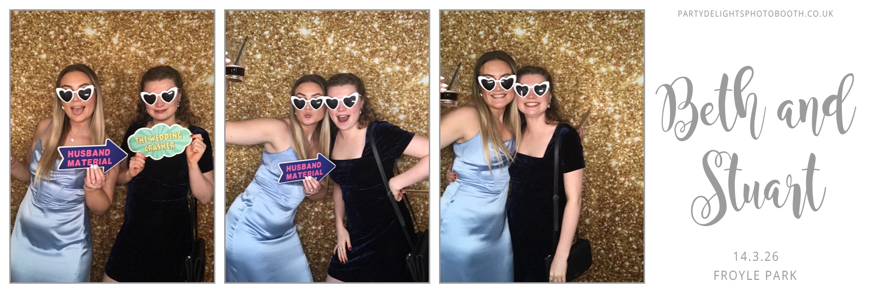 Beth and Stuart's Wedding | View more photos from the event at gallery.partydelightsphotobooth.co.uk/u/PartyDelightsPhotoBooth/Beth-and-Stuarts-Wedding