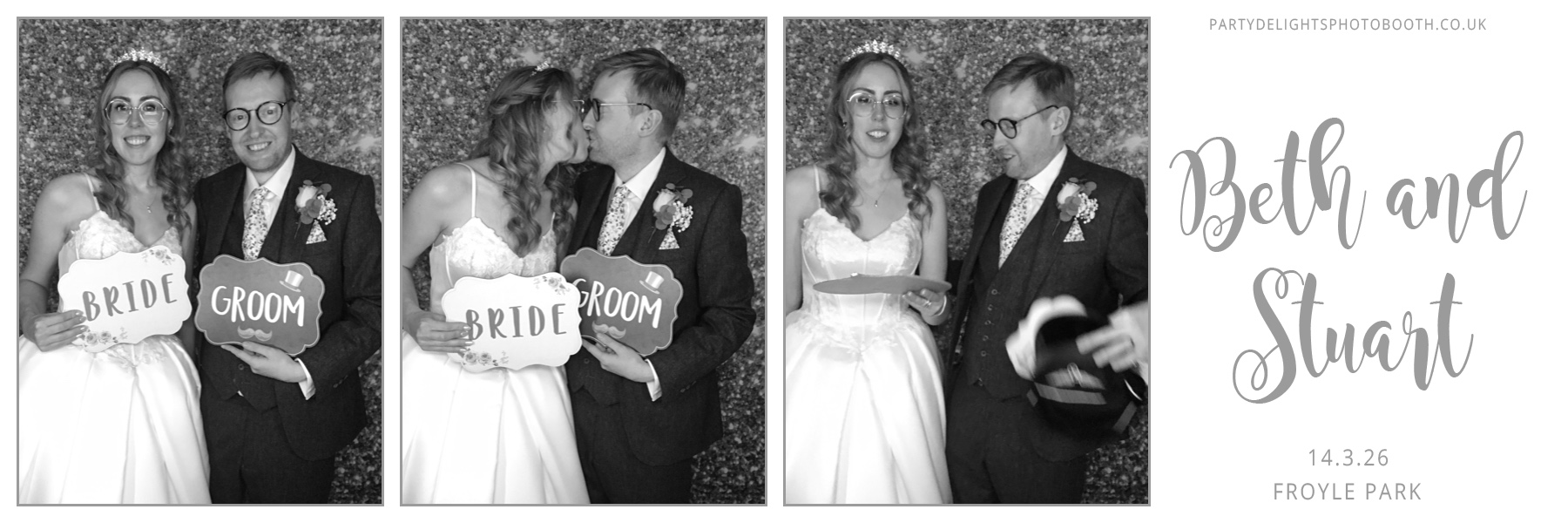 Beth and Stuart's Wedding | View more photos from the event at gallery.partydelightsphotobooth.co.uk/u/PartyDelightsPhotoBooth/Beth-and-Stuarts-Wedding