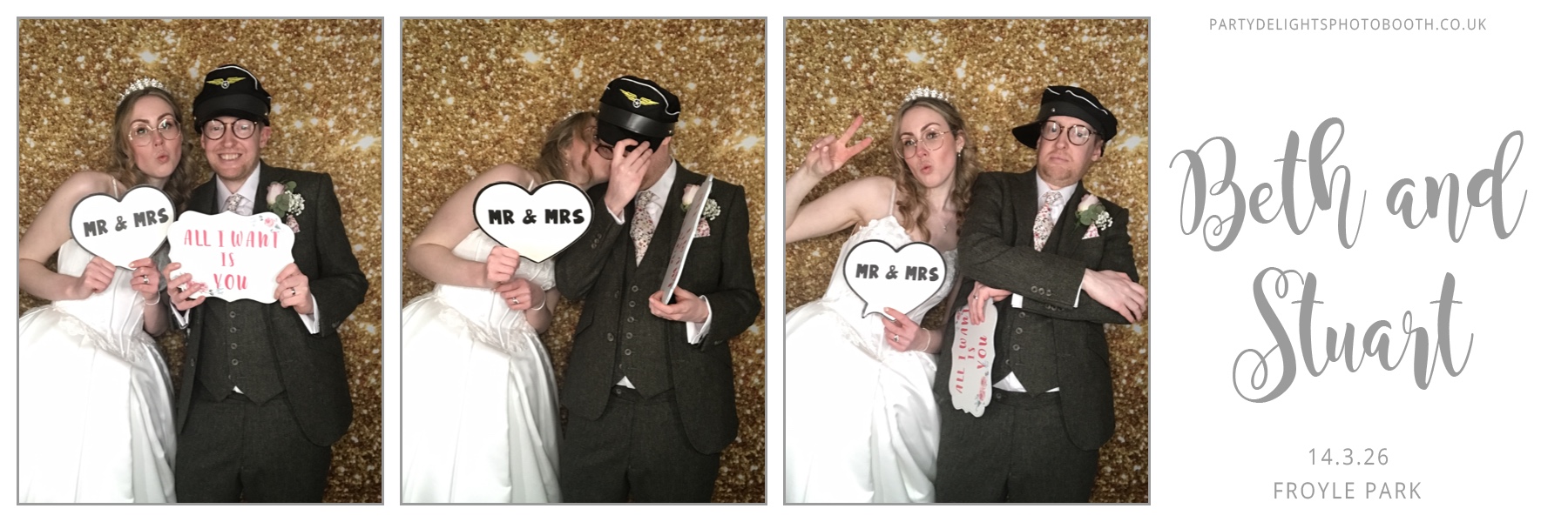 Beth and Stuart's Wedding | View more photos from the event at gallery.partydelightsphotobooth.co.uk/u/PartyDelightsPhotoBooth/Beth-and-Stuarts-Wedding