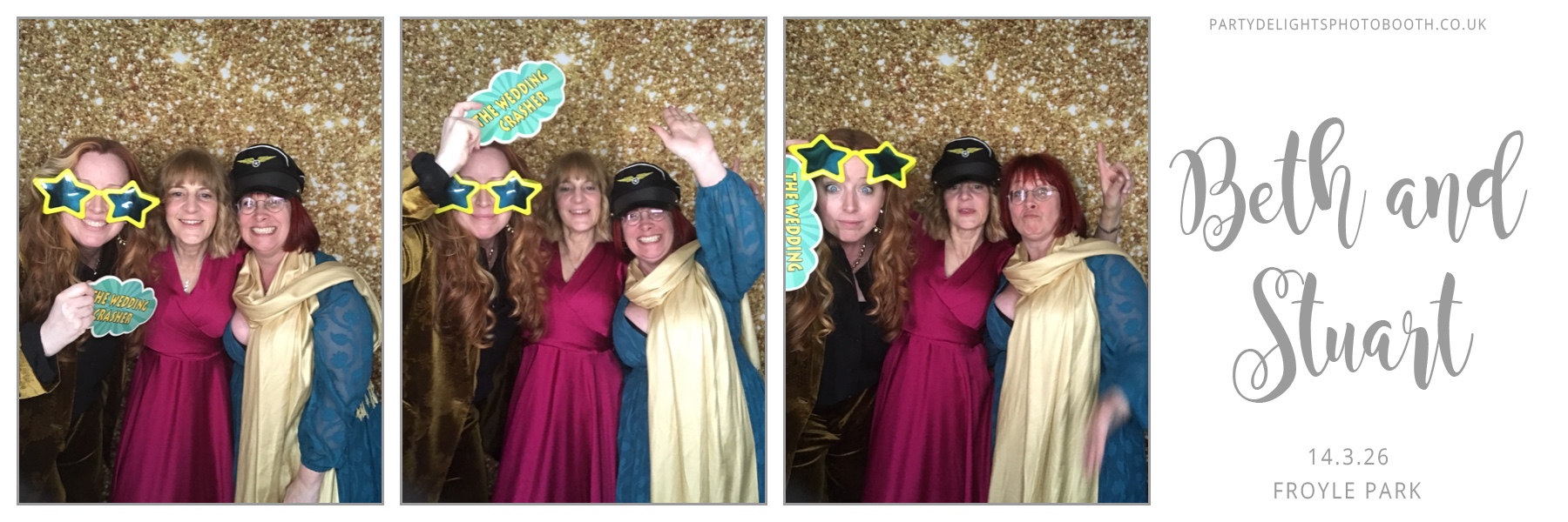 Beth and Stuart's Wedding | View more photos from the event at gallery.partydelightsphotobooth.co.uk/u/PartyDelightsPhotoBooth/Beth-and-Stuarts-Wedding