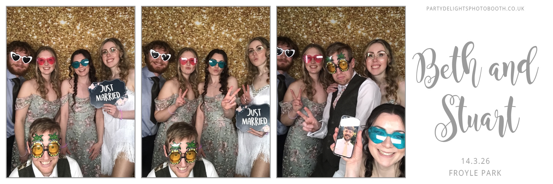 Beth and Stuart's Wedding | View more photos from the event at gallery.partydelightsphotobooth.co.uk/u/PartyDelightsPhotoBooth/Beth-and-Stuarts-Wedding