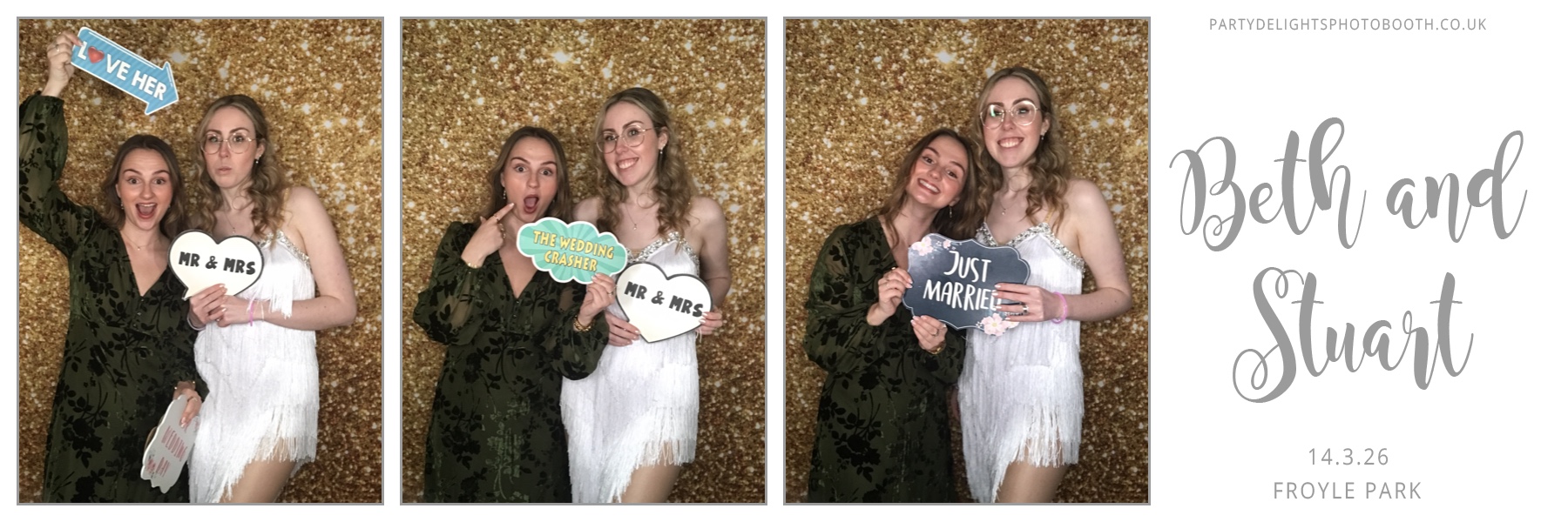 Beth and Stuart's Wedding | View more photos from the event at gallery.partydelightsphotobooth.co.uk/u/PartyDelightsPhotoBooth/Beth-and-Stuarts-Wedding