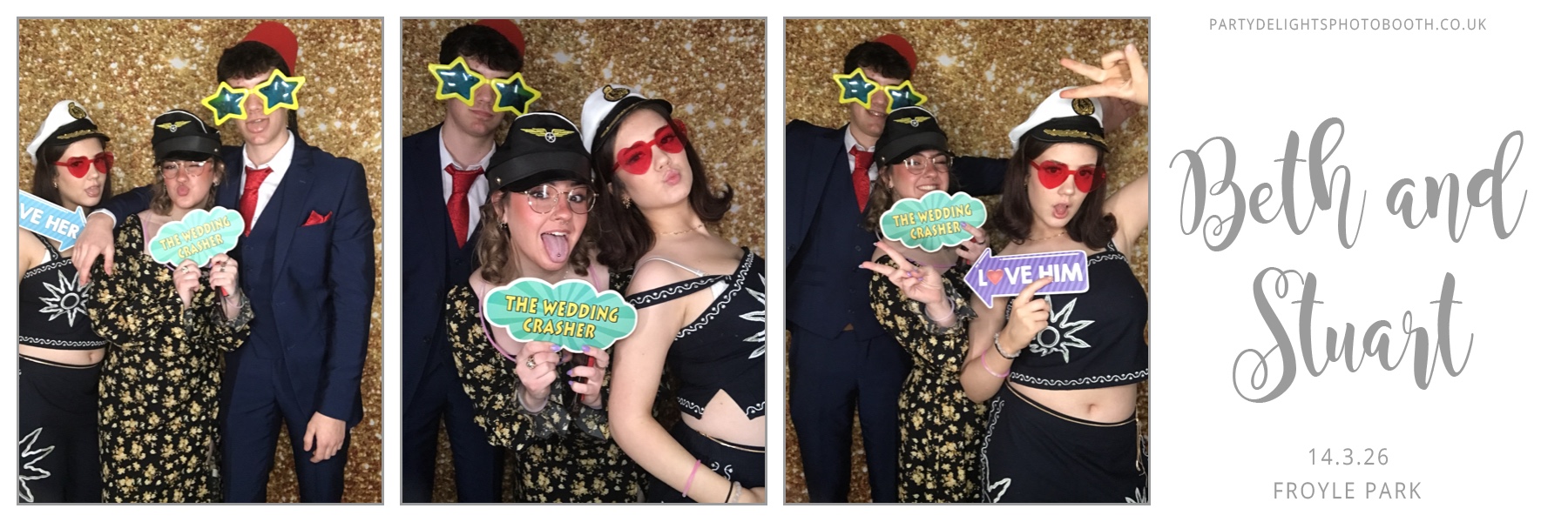 Beth and Stuart's Wedding | View more photos from the event at gallery.partydelightsphotobooth.co.uk/u/PartyDelightsPhotoBooth/Beth-and-Stuarts-Wedding