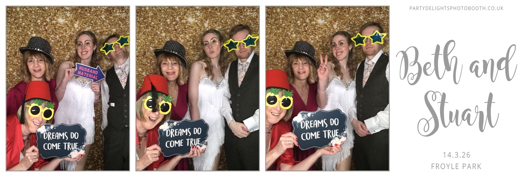 Beth and Stuart's Wedding | View more photos from the event at gallery.partydelightsphotobooth.co.uk/u/PartyDelightsPhotoBooth/Beth-and-Stuarts-Wedding