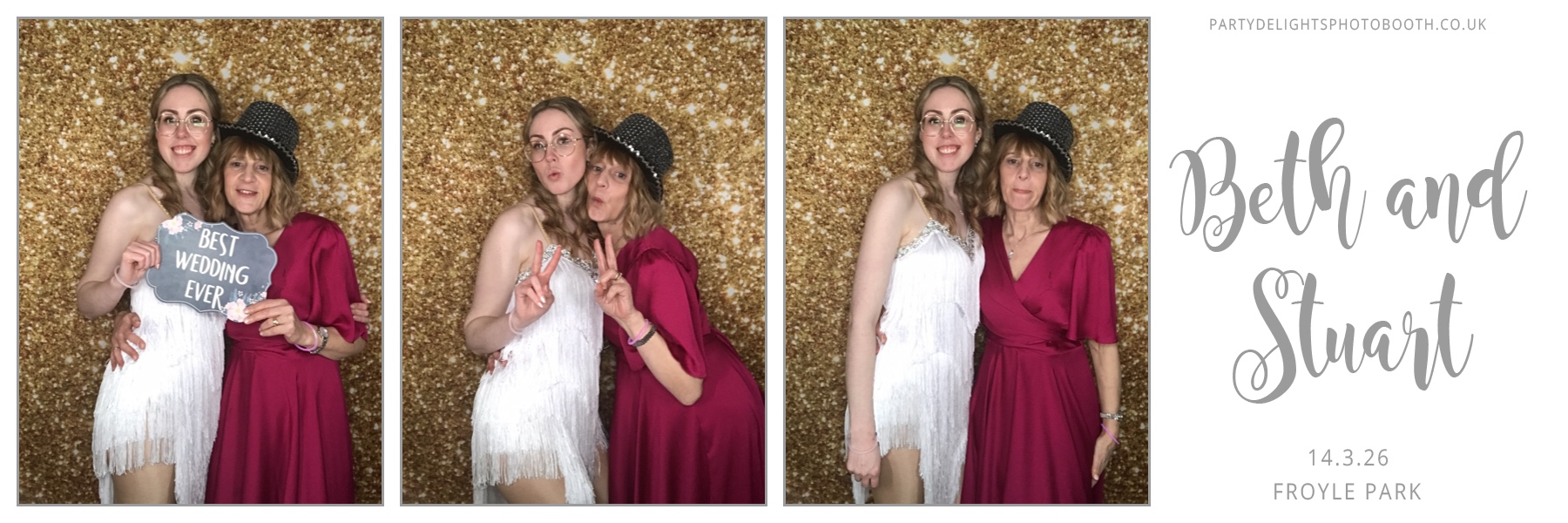 Beth and Stuart's Wedding | View more photos from the event at gallery.partydelightsphotobooth.co.uk/u/PartyDelightsPhotoBooth/Beth-and-Stuarts-Wedding