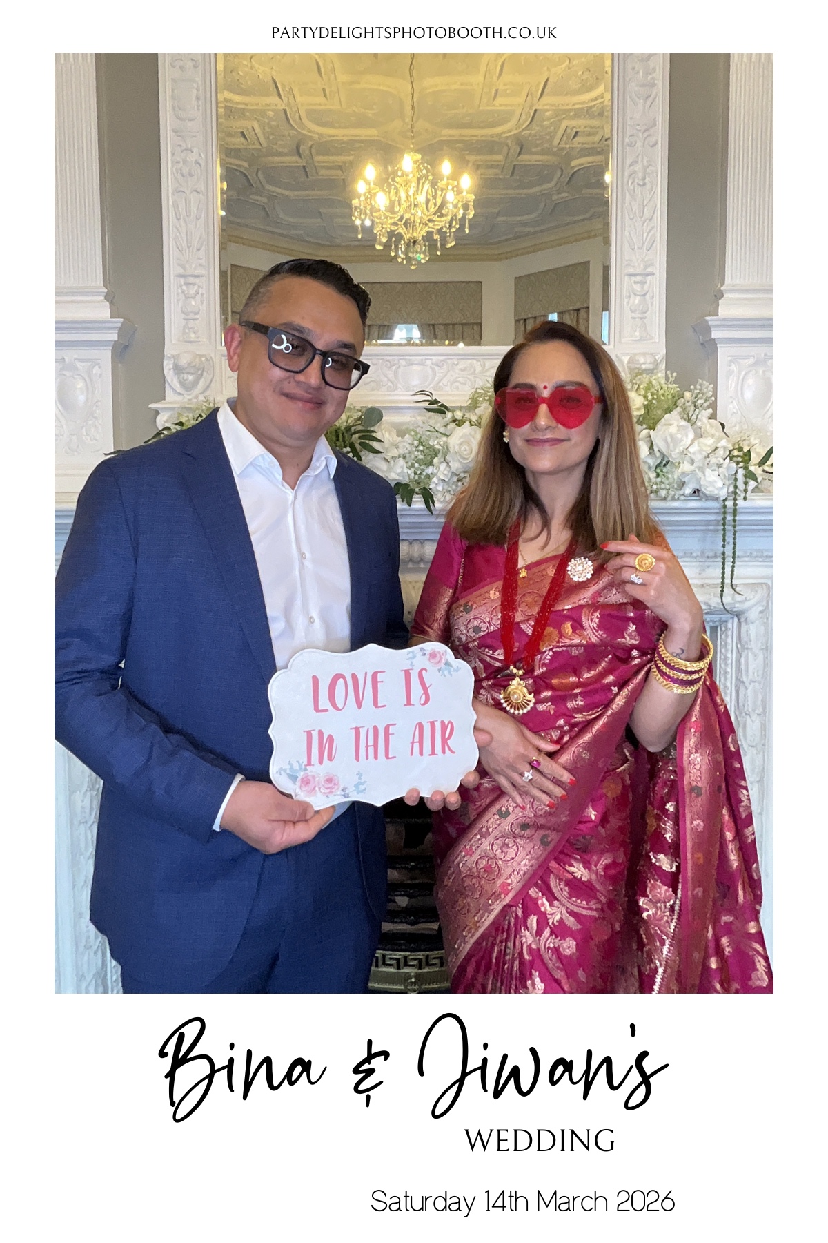 Bina and Jiwan's Wedding | View more photos from the event at gallery.partydelightsphotobooth.co.uk/u/PartyDelightsPhotoBooth/Bina-and-Jiwans-Wedding