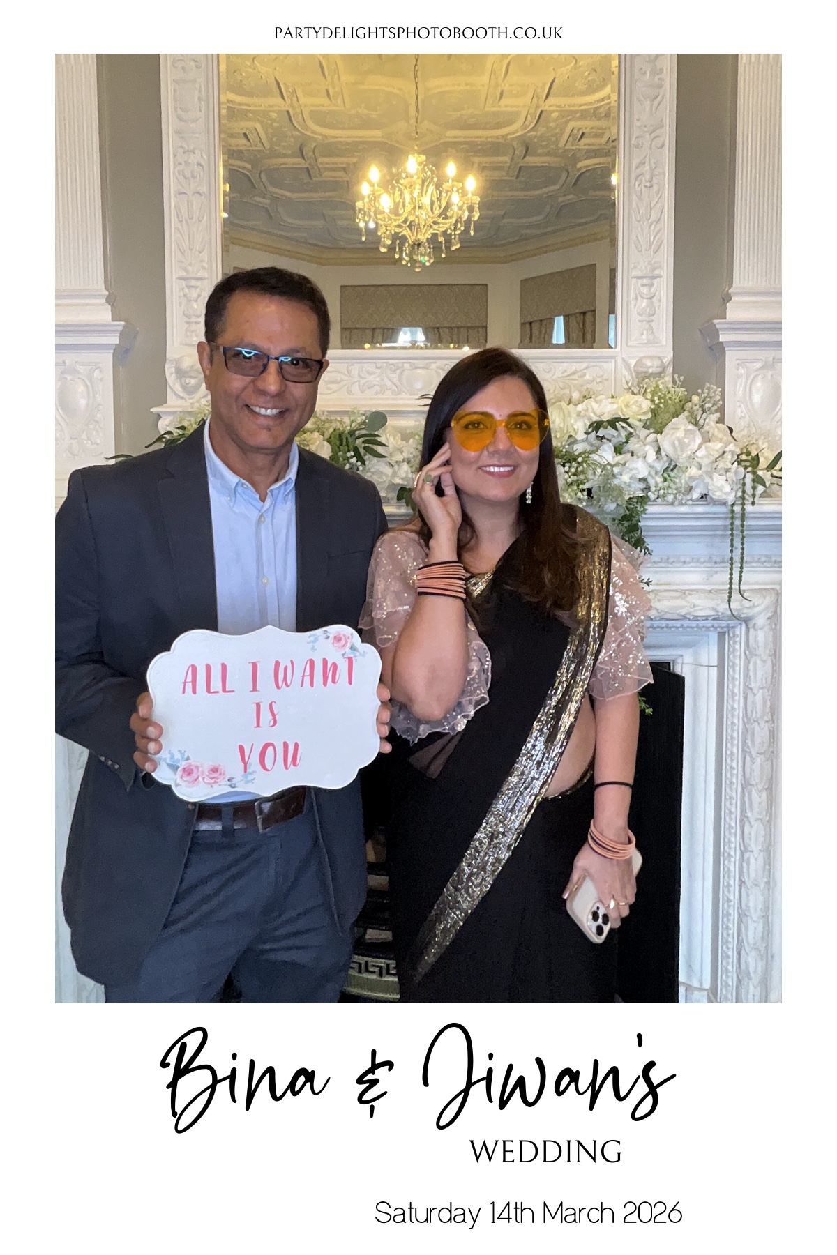 Bina and Jiwan's Wedding | View more photos from the event at gallery.partydelightsphotobooth.co.uk/u/PartyDelightsPhotoBooth/Bina-and-Jiwans-Wedding