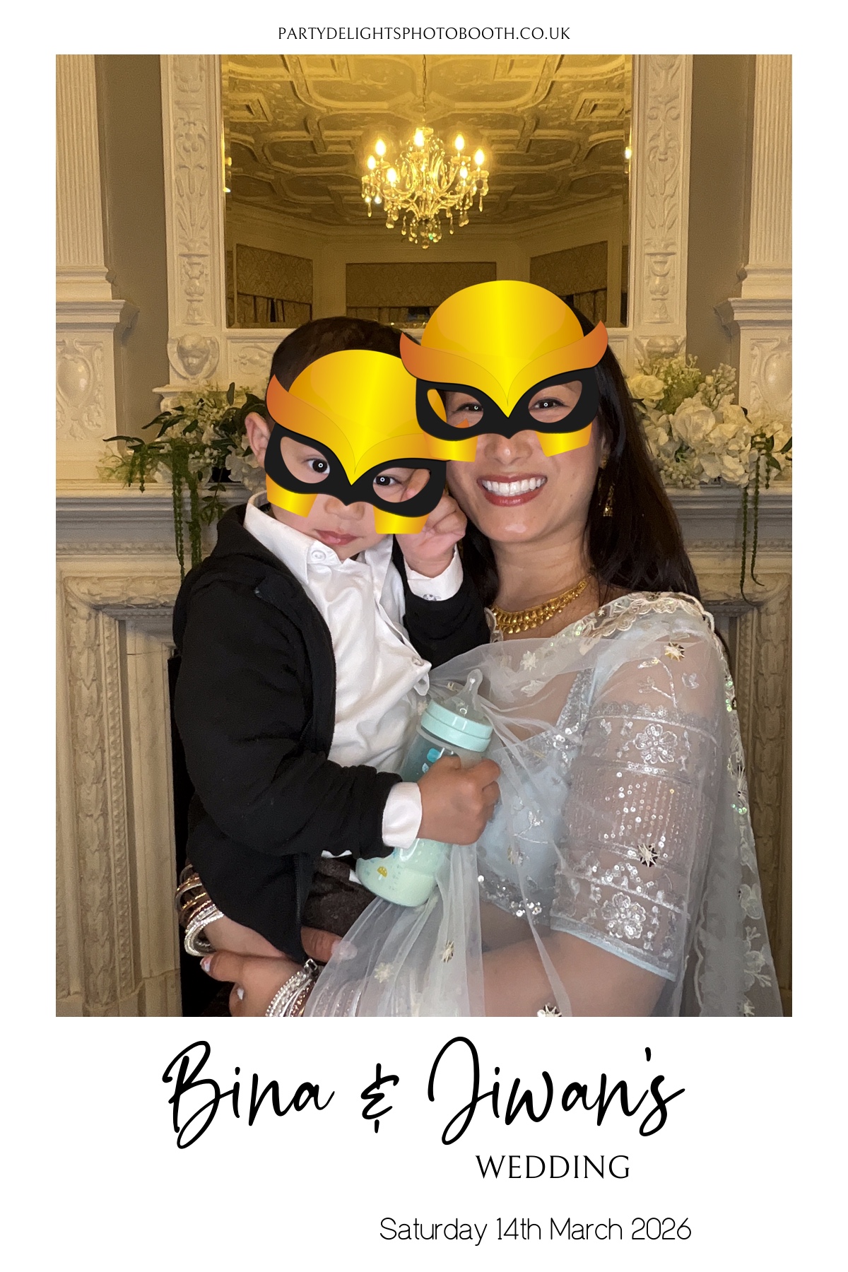 Bina and Jiwan's Wedding | View more photos from the event at gallery.partydelightsphotobooth.co.uk/u/PartyDelightsPhotoBooth/Bina-and-Jiwans-Wedding