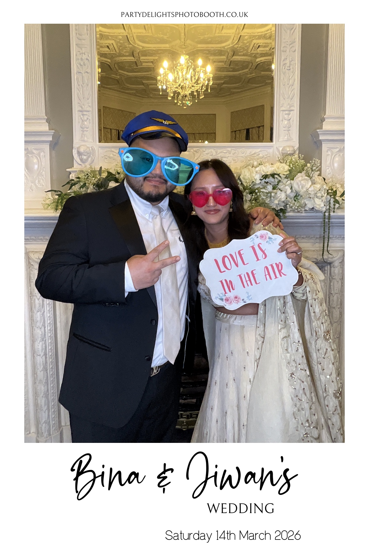 Bina and Jiwan's Wedding | View more photos from the event at gallery.partydelightsphotobooth.co.uk/u/PartyDelightsPhotoBooth/Bina-and-Jiwans-Wedding