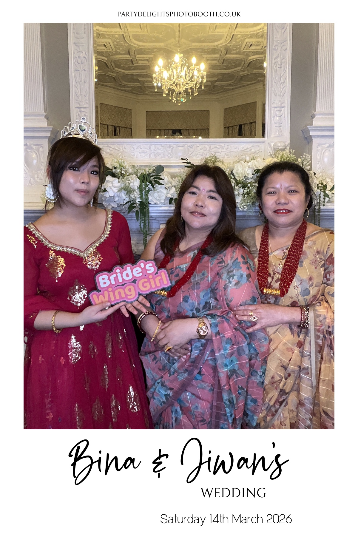 Bina and Jiwan's Wedding | View more photos from the event at gallery.partydelightsphotobooth.co.uk/u/PartyDelightsPhotoBooth/Bina-and-Jiwans-Wedding