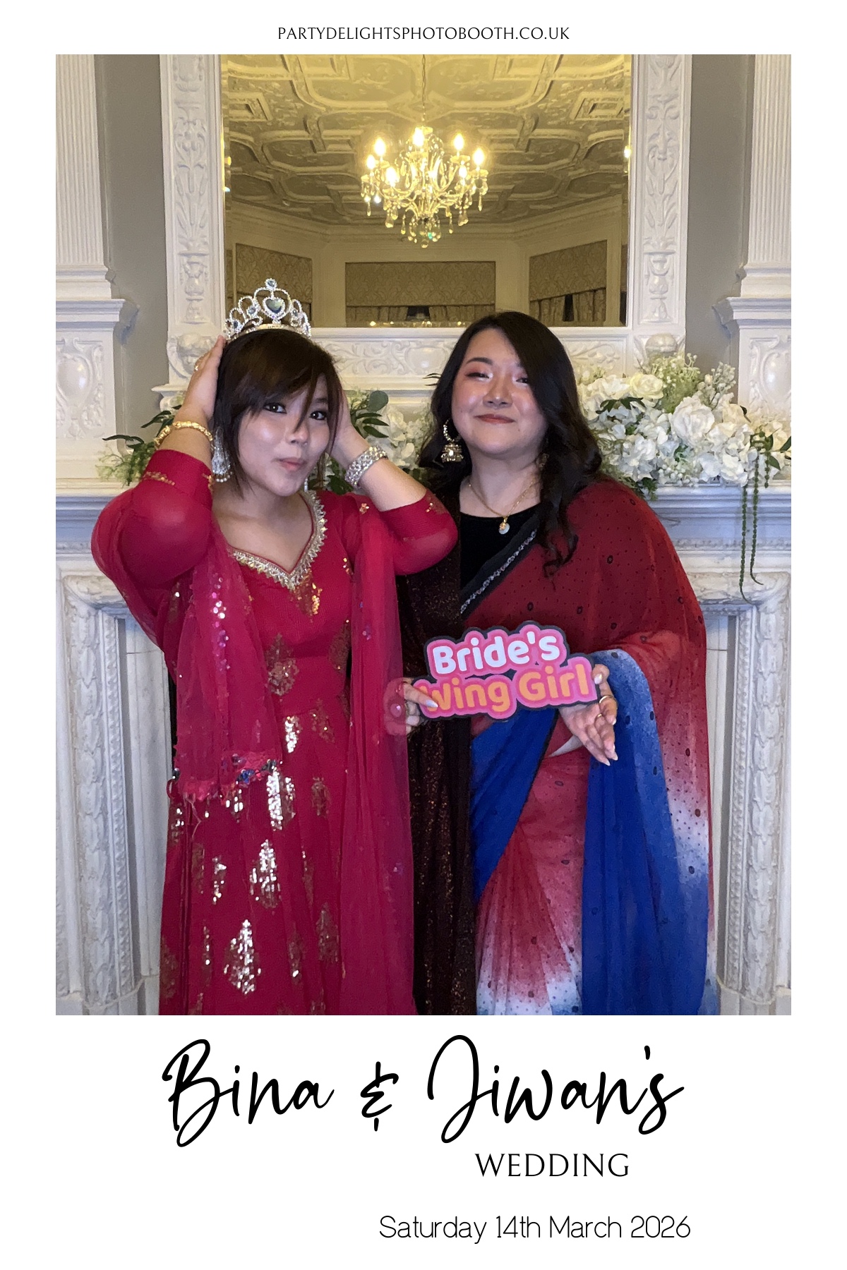 Bina and Jiwan's Wedding | View more photos from the event at gallery.partydelightsphotobooth.co.uk/u/PartyDelightsPhotoBooth/Bina-and-Jiwans-Wedding