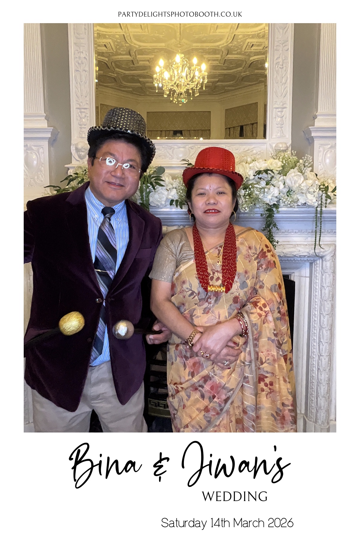 Bina and Jiwan's Wedding | View more photos from the event at gallery.partydelightsphotobooth.co.uk/u/PartyDelightsPhotoBooth/Bina-and-Jiwans-Wedding