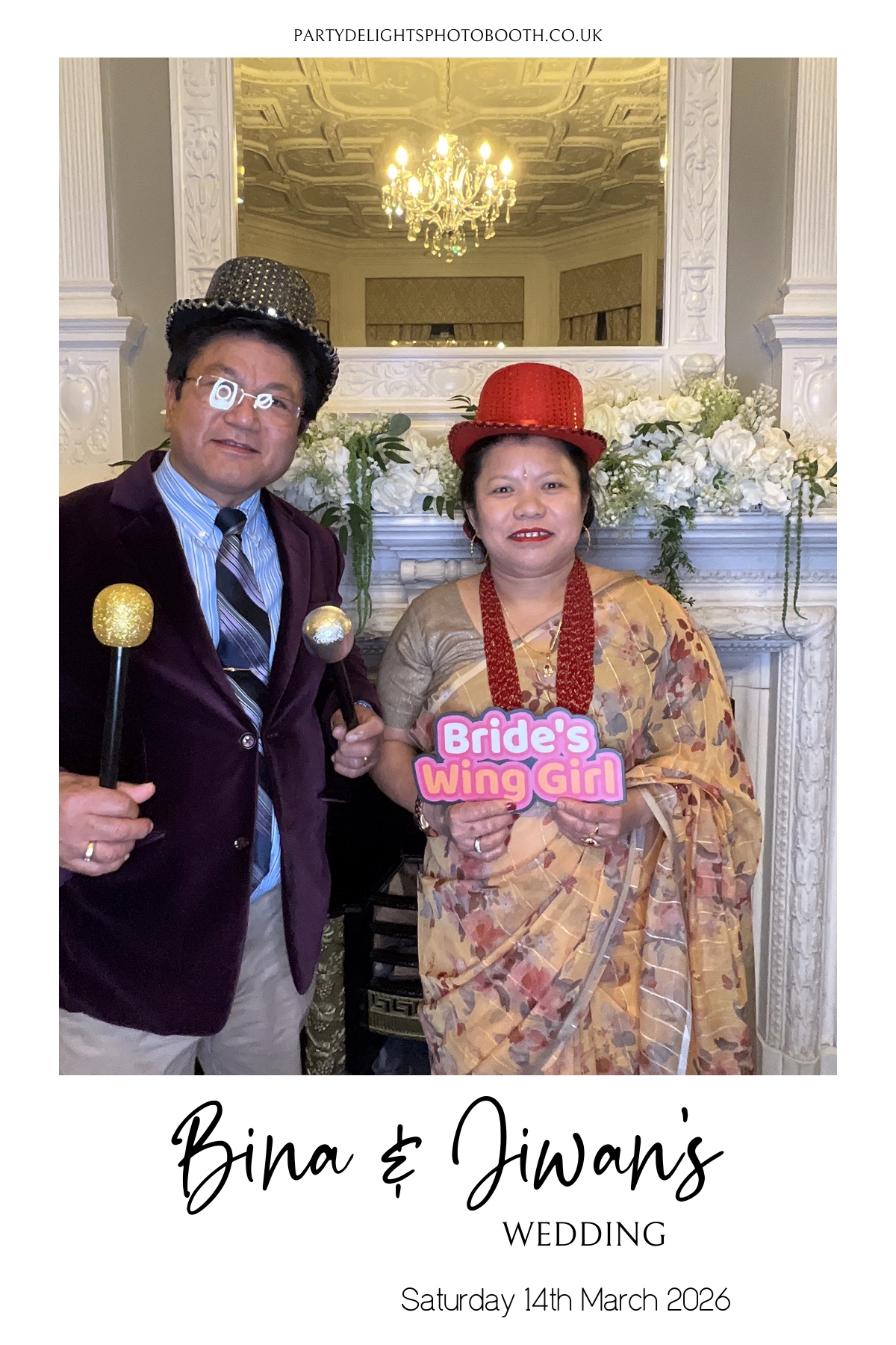 Bina and Jiwan's Wedding | View more photos from the event at gallery.partydelightsphotobooth.co.uk/u/PartyDelightsPhotoBooth/Bina-and-Jiwans-Wedding