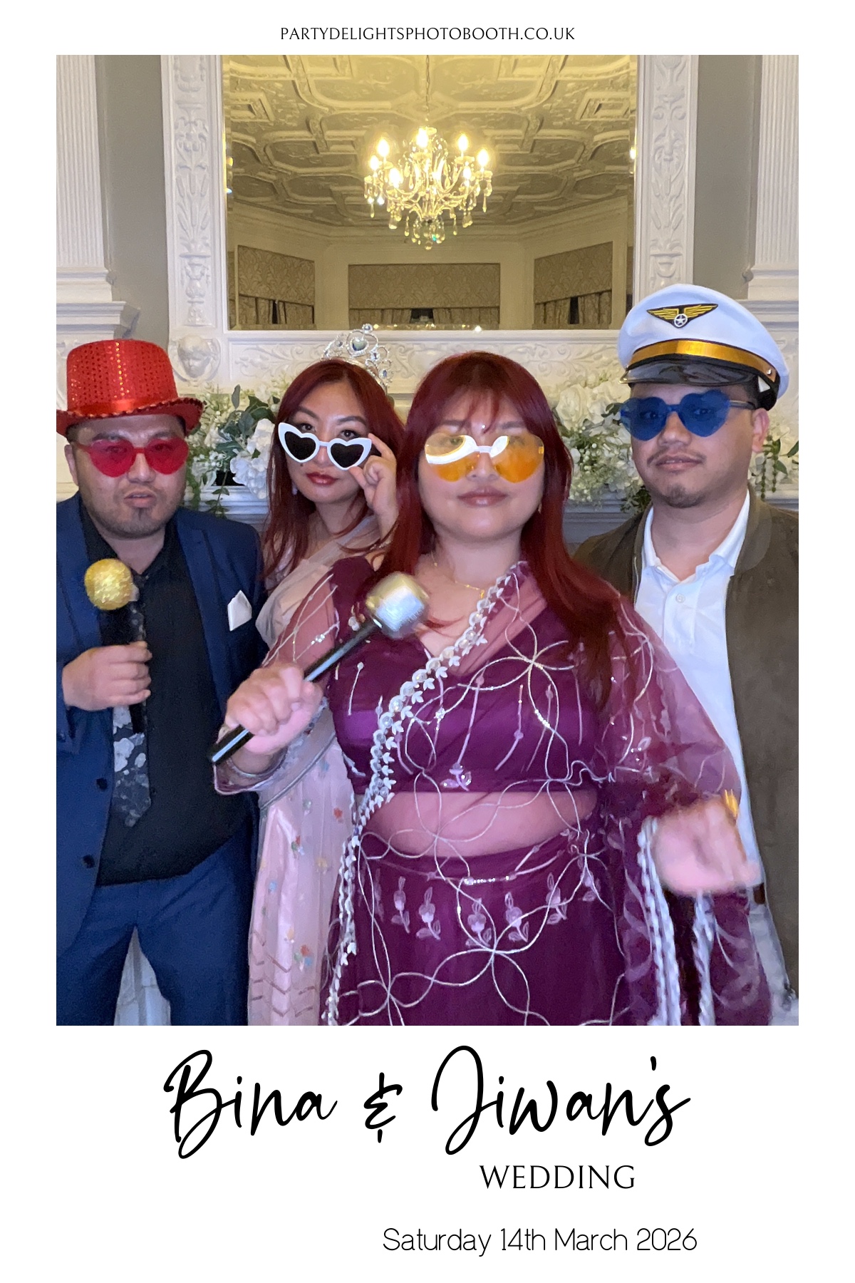 Bina and Jiwan's Wedding | View more photos from the event at gallery.partydelightsphotobooth.co.uk/u/PartyDelightsPhotoBooth/Bina-and-Jiwans-Wedding