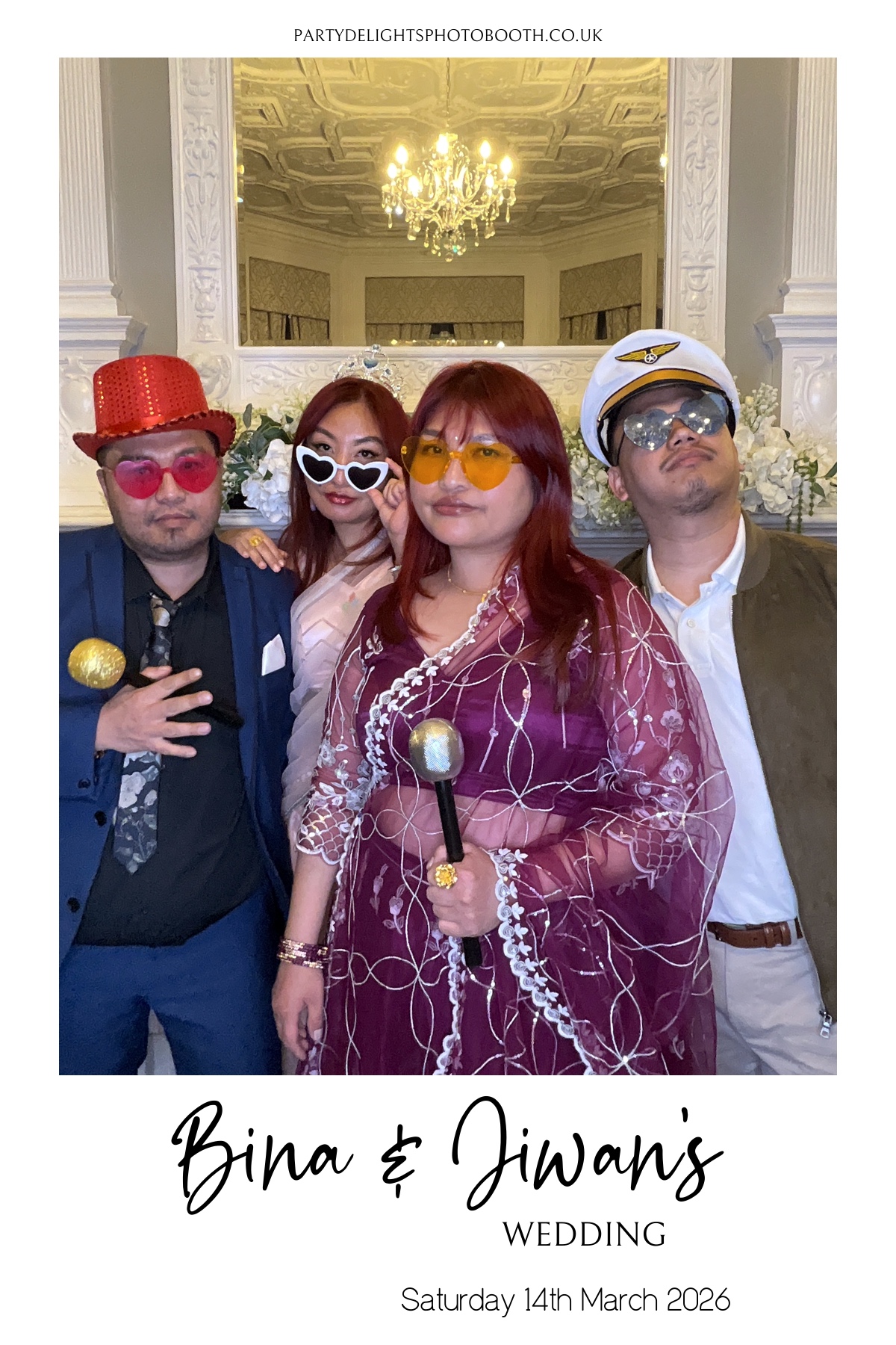 Bina and Jiwan's Wedding | View more photos from the event at gallery.partydelightsphotobooth.co.uk/u/PartyDelightsPhotoBooth/Bina-and-Jiwans-Wedding