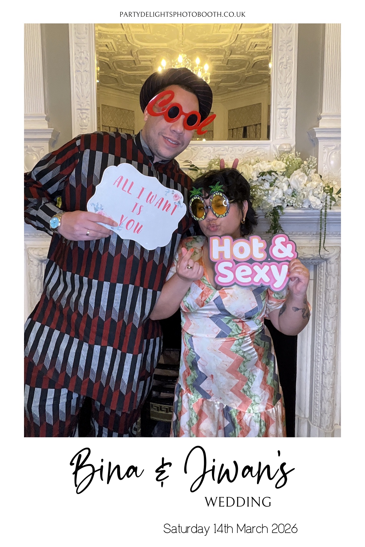 Bina and Jiwan's Wedding | View more photos from the event at gallery.partydelightsphotobooth.co.uk/u/PartyDelightsPhotoBooth/Bina-and-Jiwans-Wedding