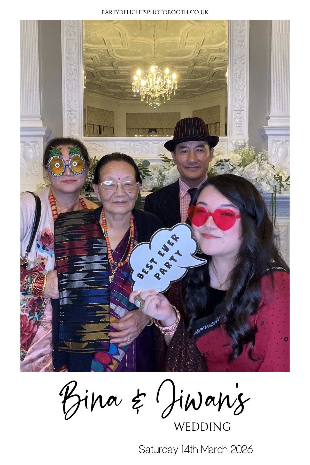 Bina and Jiwan's Wedding | View more photos from the event at gallery.partydelightsphotobooth.co.uk/u/PartyDelightsPhotoBooth/Bina-and-Jiwans-Wedding