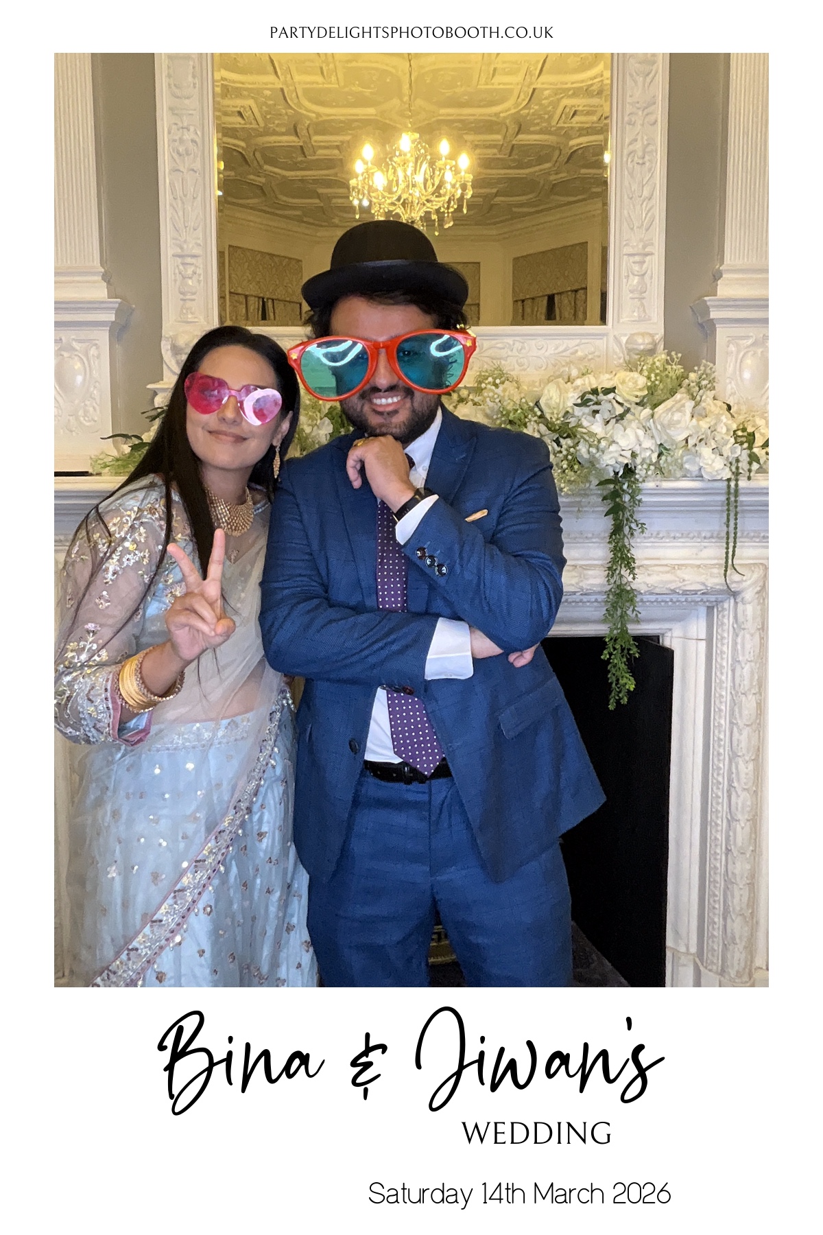 Bina and Jiwan's Wedding | View more photos from the event at gallery.partydelightsphotobooth.co.uk/u/PartyDelightsPhotoBooth/Bina-and-Jiwans-Wedding