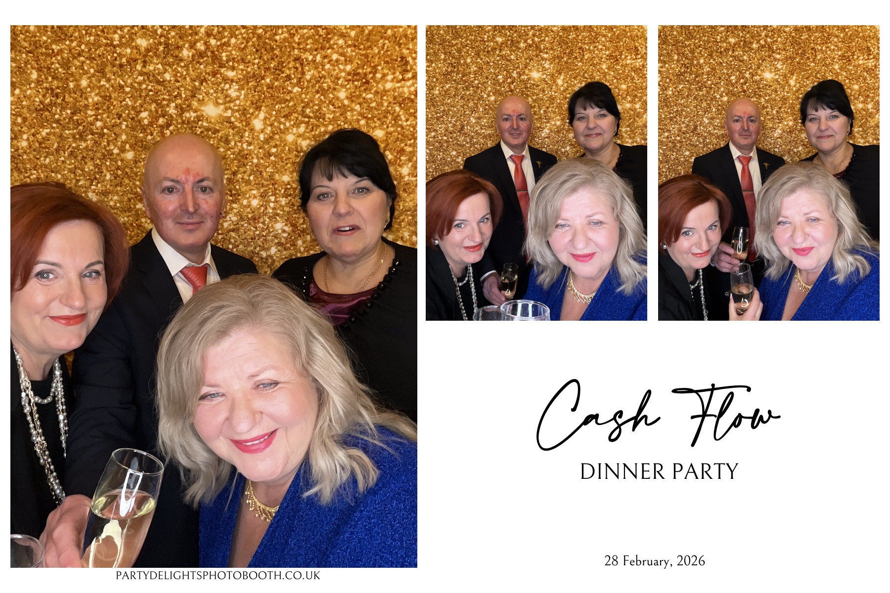 Cash Flow - Dinner Party | View more photos from the event at gallery.partydelightsphotobooth.co.uk/u/PartyDelightsPhotoBooth/Cash-Flow-Dinner-Party