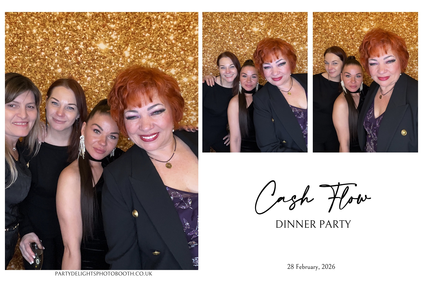 Cash Flow - Dinner Party | View more photos from the event at gallery.partydelightsphotobooth.co.uk/u/PartyDelightsPhotoBooth/Cash-Flow-Dinner-Party