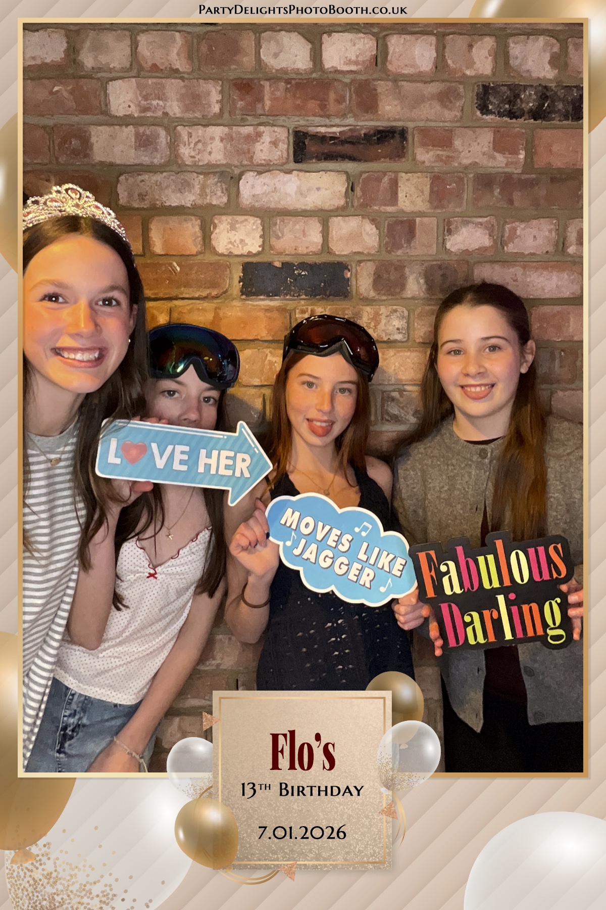 Florence 13th Birthday Party | View more photos from the event at gallery.partydelightsphotobooth.co.uk/u/PartyDelightsPhotoBooth/Florence-13th-Birthday-Party