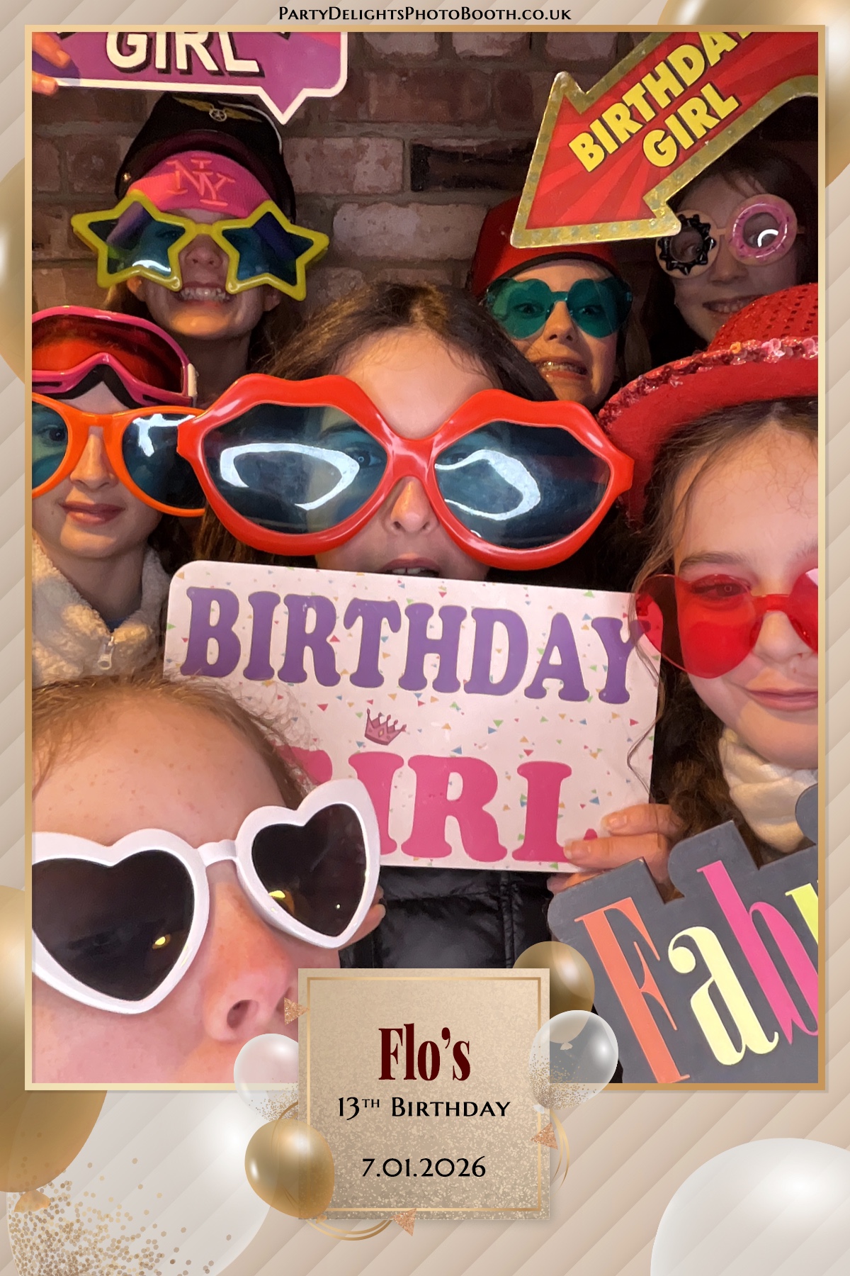 Florence 13th Birthday Party | View more photos from the event at gallery.partydelightsphotobooth.co.uk/u/PartyDelightsPhotoBooth/Florence-13th-Birthday-Party