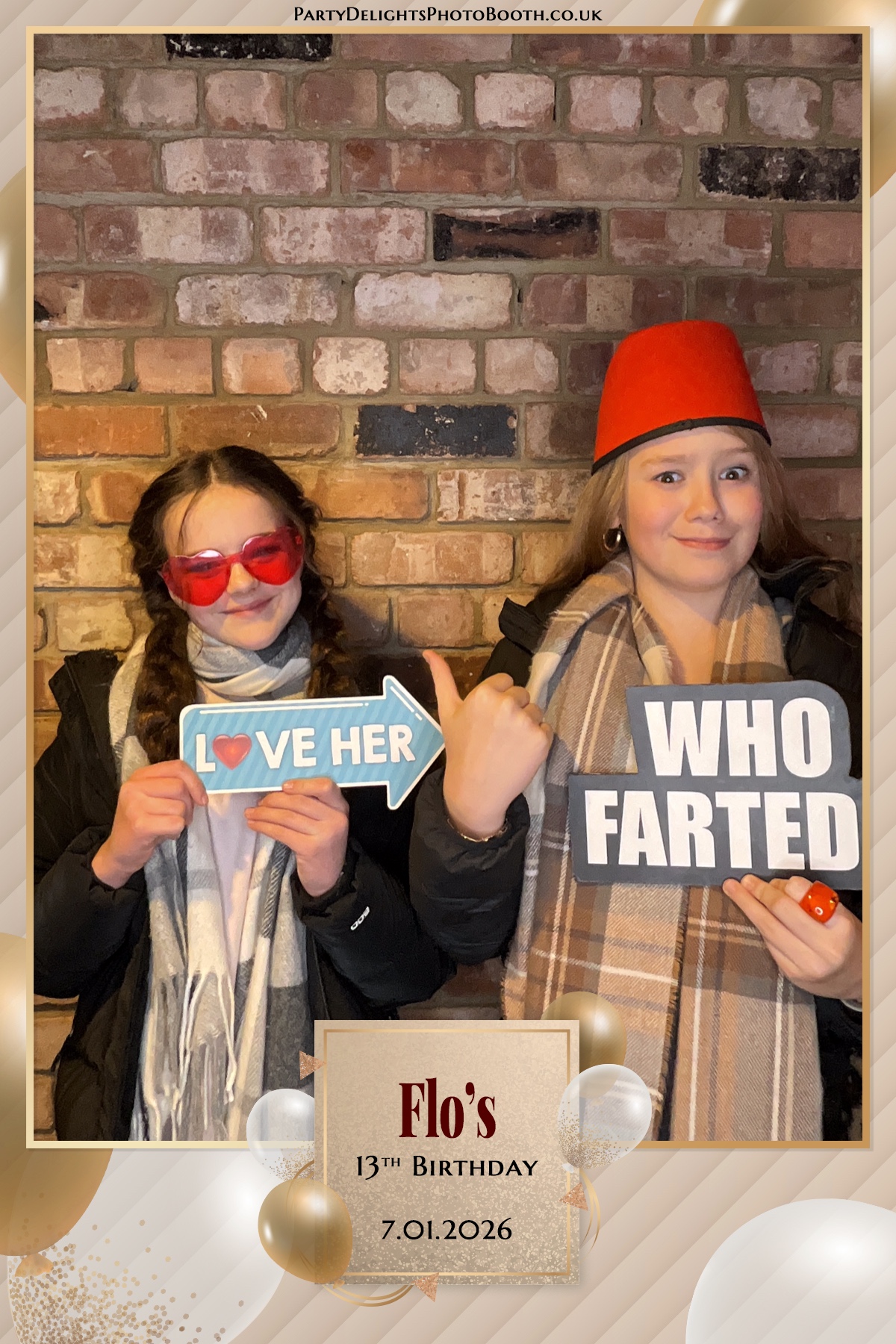 Florence 13th Birthday Party | View more photos from the event at gallery.partydelightsphotobooth.co.uk/u/PartyDelightsPhotoBooth/Florence-13th-Birthday-Party