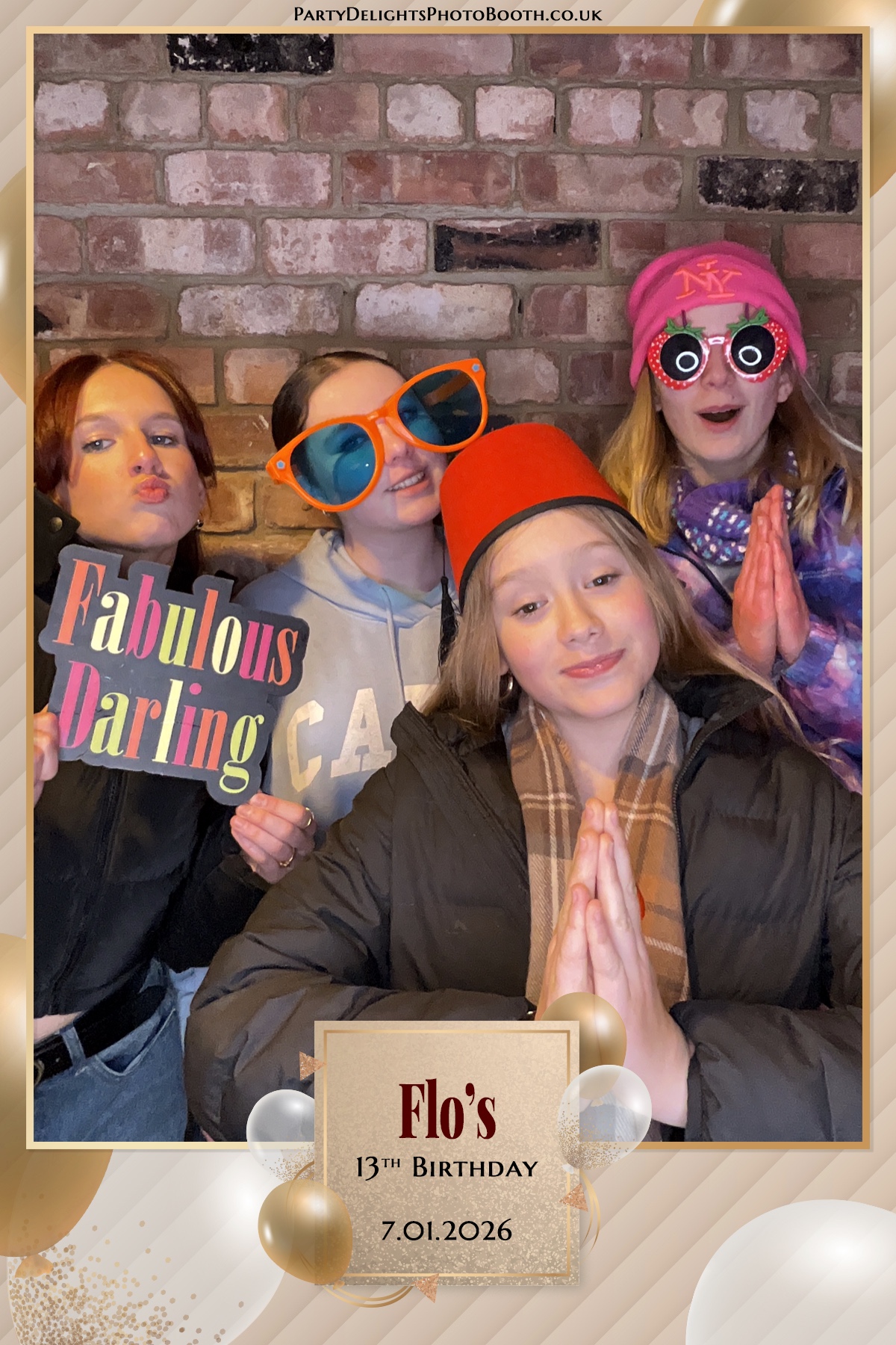 Florence 13th Birthday Party | View more photos from the event at gallery.partydelightsphotobooth.co.uk/u/PartyDelightsPhotoBooth/Florence-13th-Birthday-Party