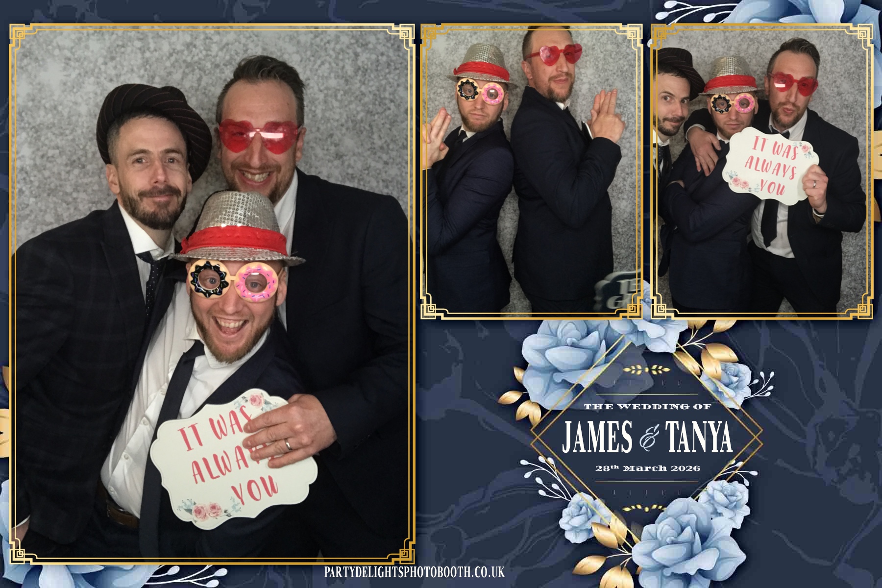 James & Tanya’s Wedding | View more photos from the event at gallery.partydelightsphotobooth.co.uk/u/PartyDelightsPhotoBooth/James-Tanya’s-Wedding
