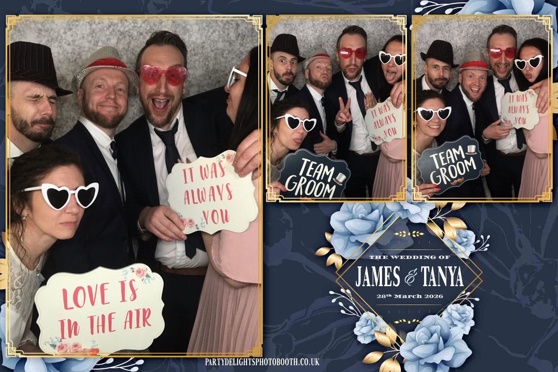 James & Tanya’s Wedding | View more photos from the event at gallery.partydelightsphotobooth.co.uk/u/PartyDelightsPhotoBooth/James-Tanya’s-Wedding