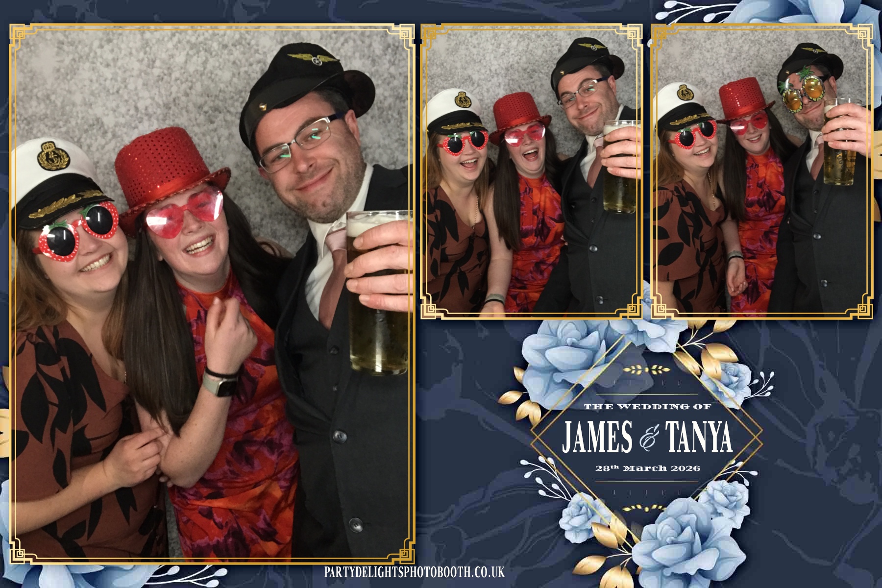 James & Tanya’s Wedding | View more photos from the event at gallery.partydelightsphotobooth.co.uk/u/PartyDelightsPhotoBooth/James-Tanya’s-Wedding