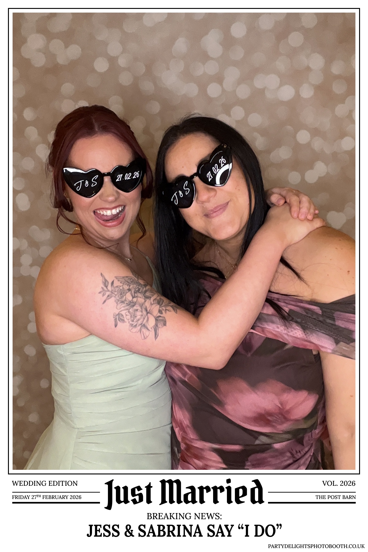 Jess & Sabrina's Wedding | View more photos from the event at gallery.partydelightsphotobooth.co.uk/u/PartyDelightsPhotoBooth/Jess-Sabrinas-Wedding