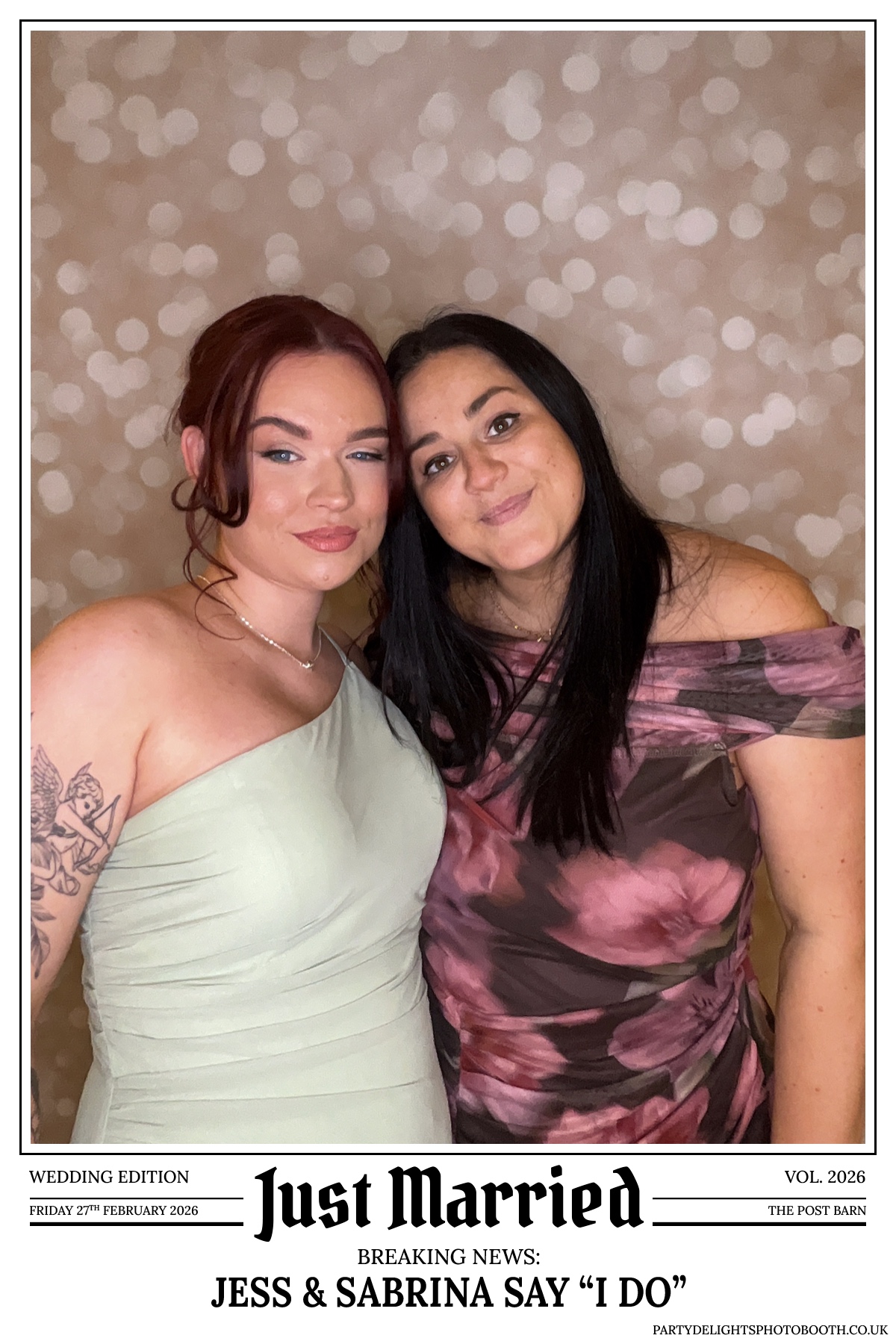 Jess & Sabrina's Wedding | View more photos from the event at gallery.partydelightsphotobooth.co.uk/u/PartyDelightsPhotoBooth/Jess-Sabrinas-Wedding