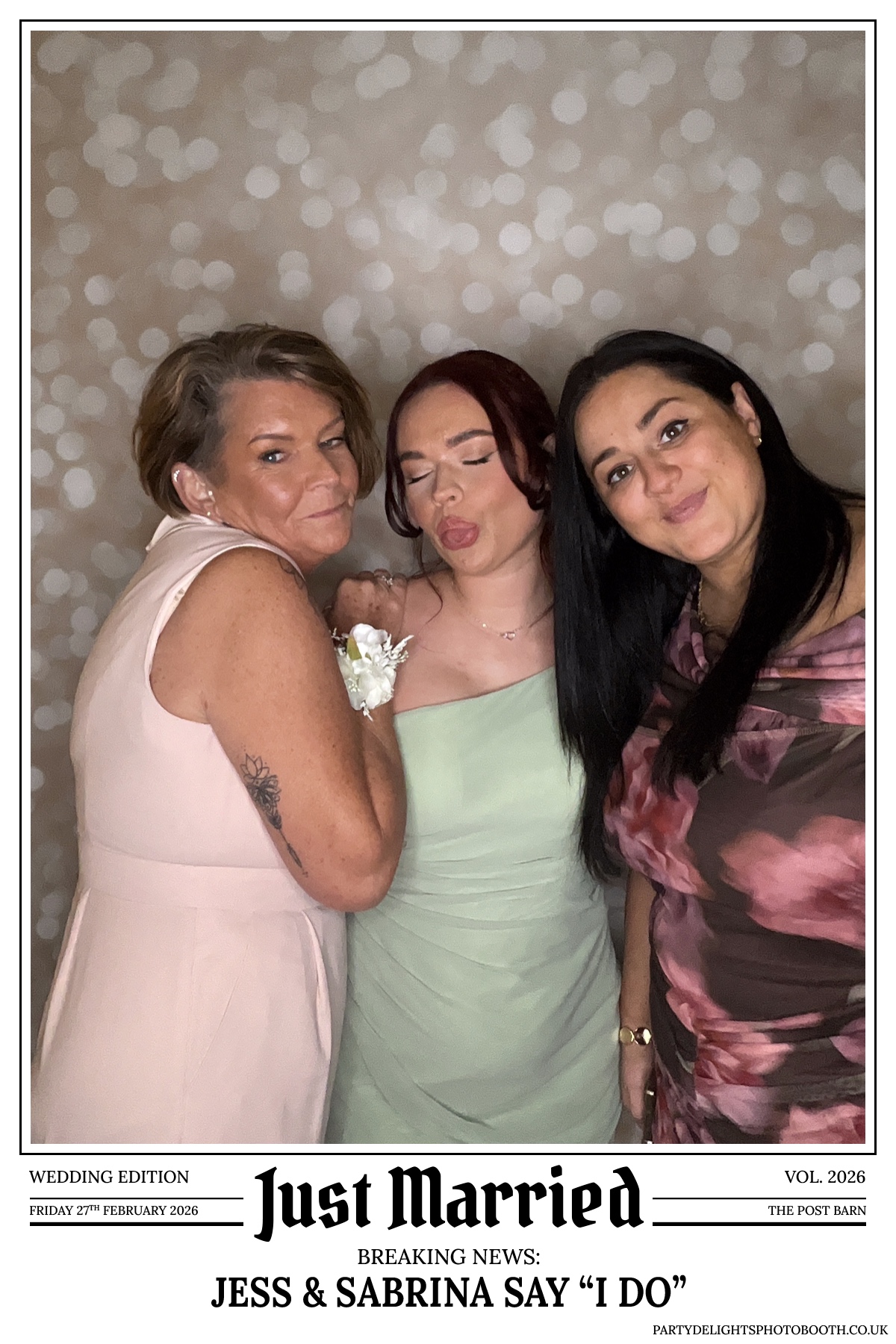 Jess & Sabrina's Wedding | View more photos from the event at gallery.partydelightsphotobooth.co.uk/u/PartyDelightsPhotoBooth/Jess-Sabrinas-Wedding