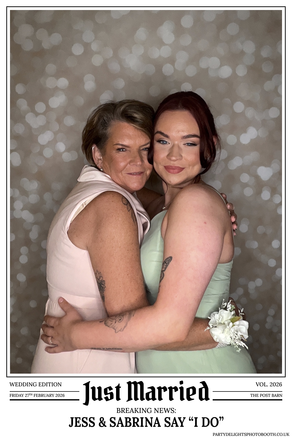 Jess & Sabrina's Wedding | View more photos from the event at gallery.partydelightsphotobooth.co.uk/u/PartyDelightsPhotoBooth/Jess-Sabrinas-Wedding