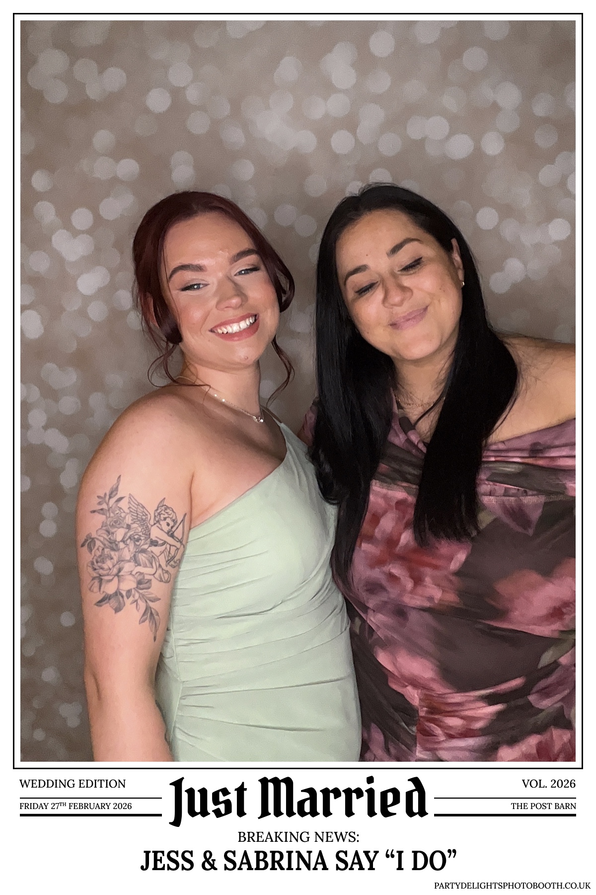 Jess & Sabrina's Wedding | View more photos from the event at gallery.partydelightsphotobooth.co.uk/u/PartyDelightsPhotoBooth/Jess-Sabrinas-Wedding