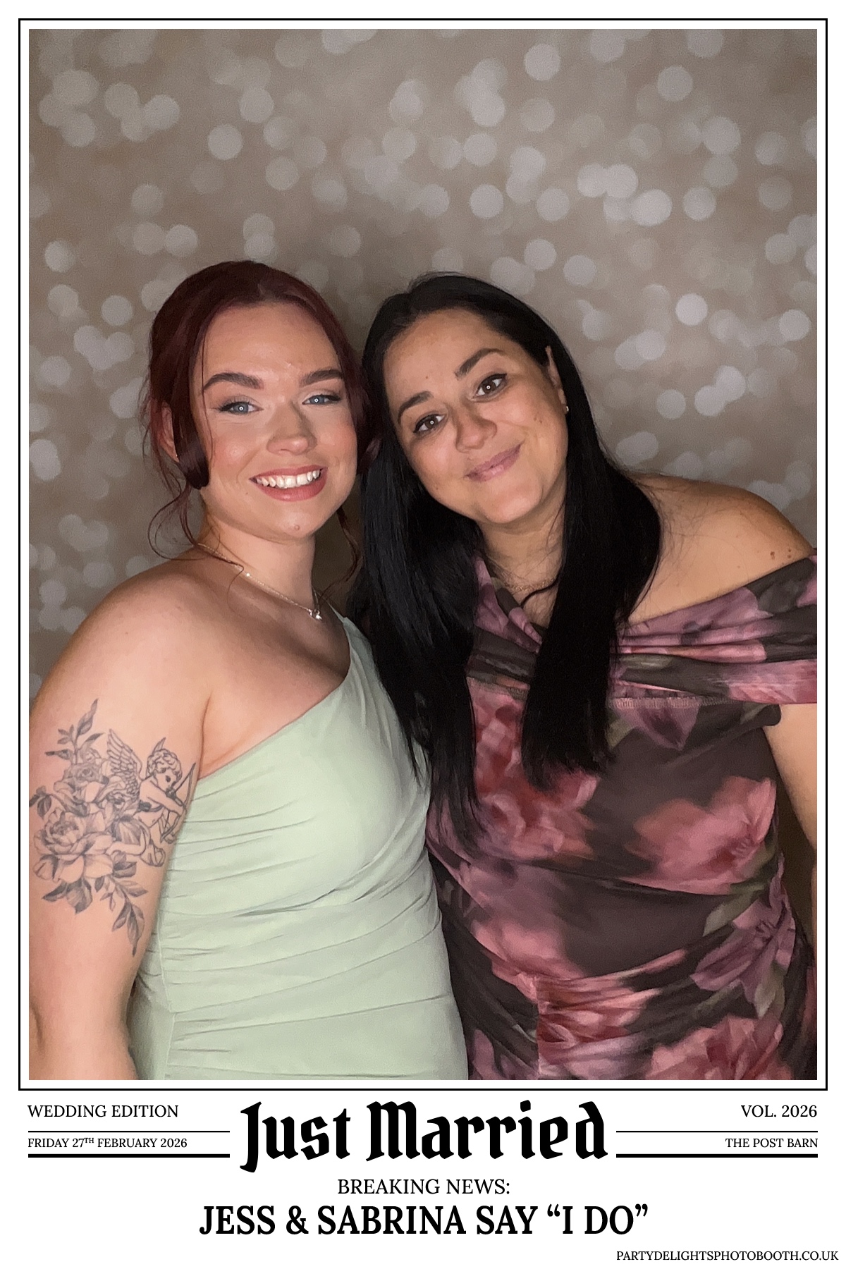 Jess & Sabrina's Wedding | View more photos from the event at gallery.partydelightsphotobooth.co.uk/u/PartyDelightsPhotoBooth/Jess-Sabrinas-Wedding