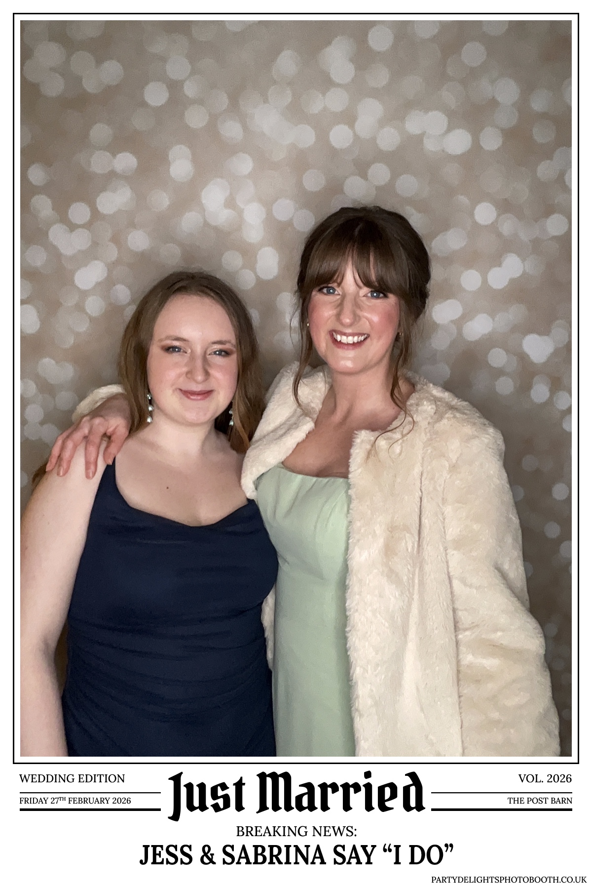 Jess & Sabrina's Wedding | View more photos from the event at gallery.partydelightsphotobooth.co.uk/u/PartyDelightsPhotoBooth/Jess-Sabrinas-Wedding