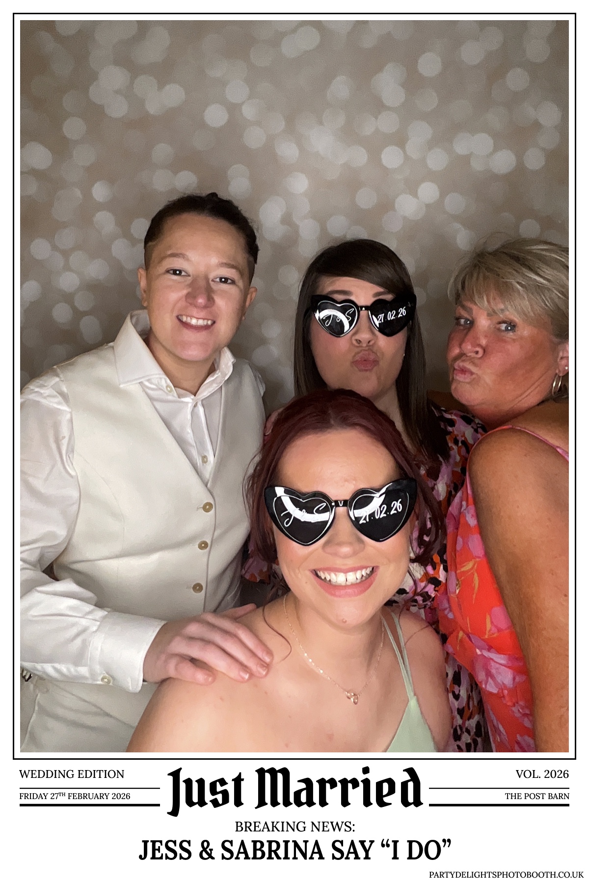 Jess & Sabrina's Wedding | View more photos from the event at gallery.partydelightsphotobooth.co.uk/u/PartyDelightsPhotoBooth/Jess-Sabrinas-Wedding