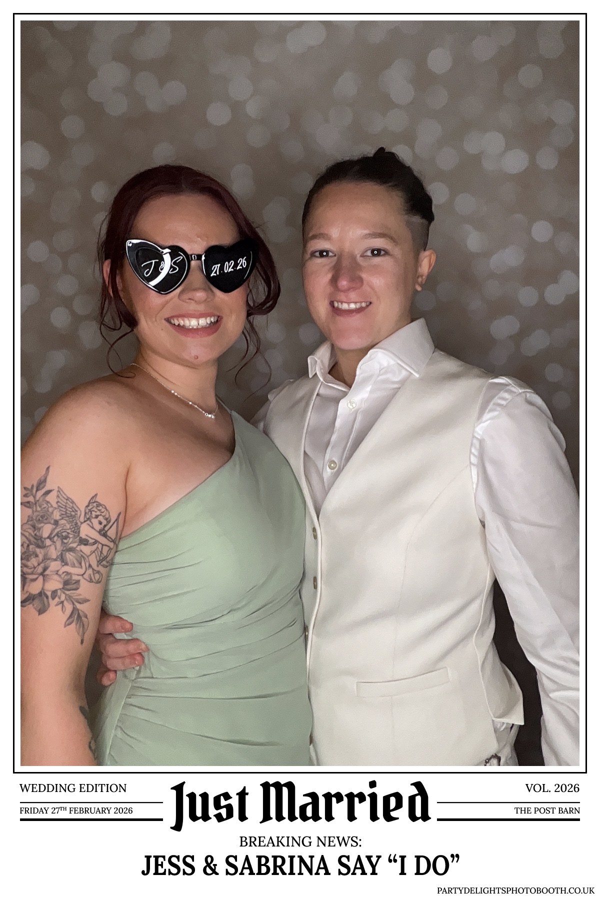 Jess & Sabrina's Wedding | View more photos from the event at gallery.partydelightsphotobooth.co.uk/u/PartyDelightsPhotoBooth/Jess-Sabrinas-Wedding