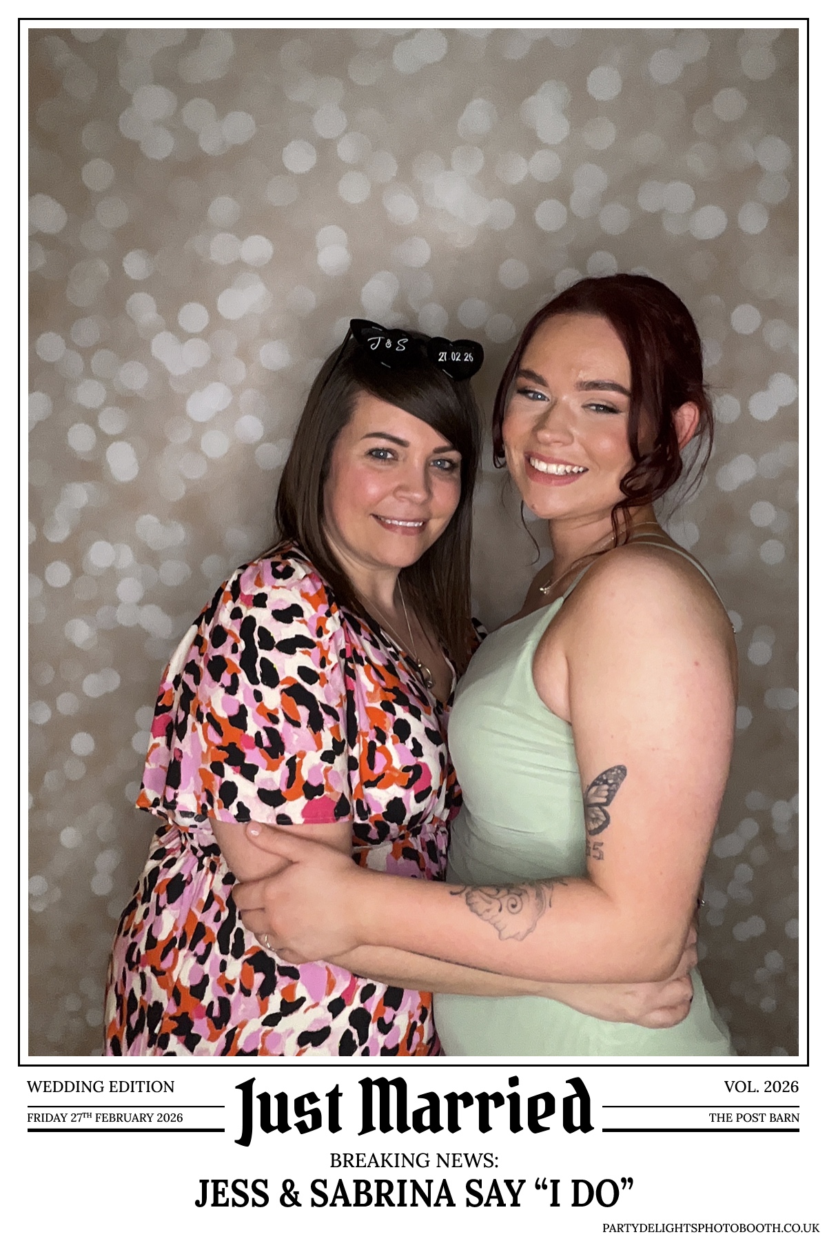 Jess & Sabrina's Wedding | View more photos from the event at gallery.partydelightsphotobooth.co.uk/u/PartyDelightsPhotoBooth/Jess-Sabrinas-Wedding