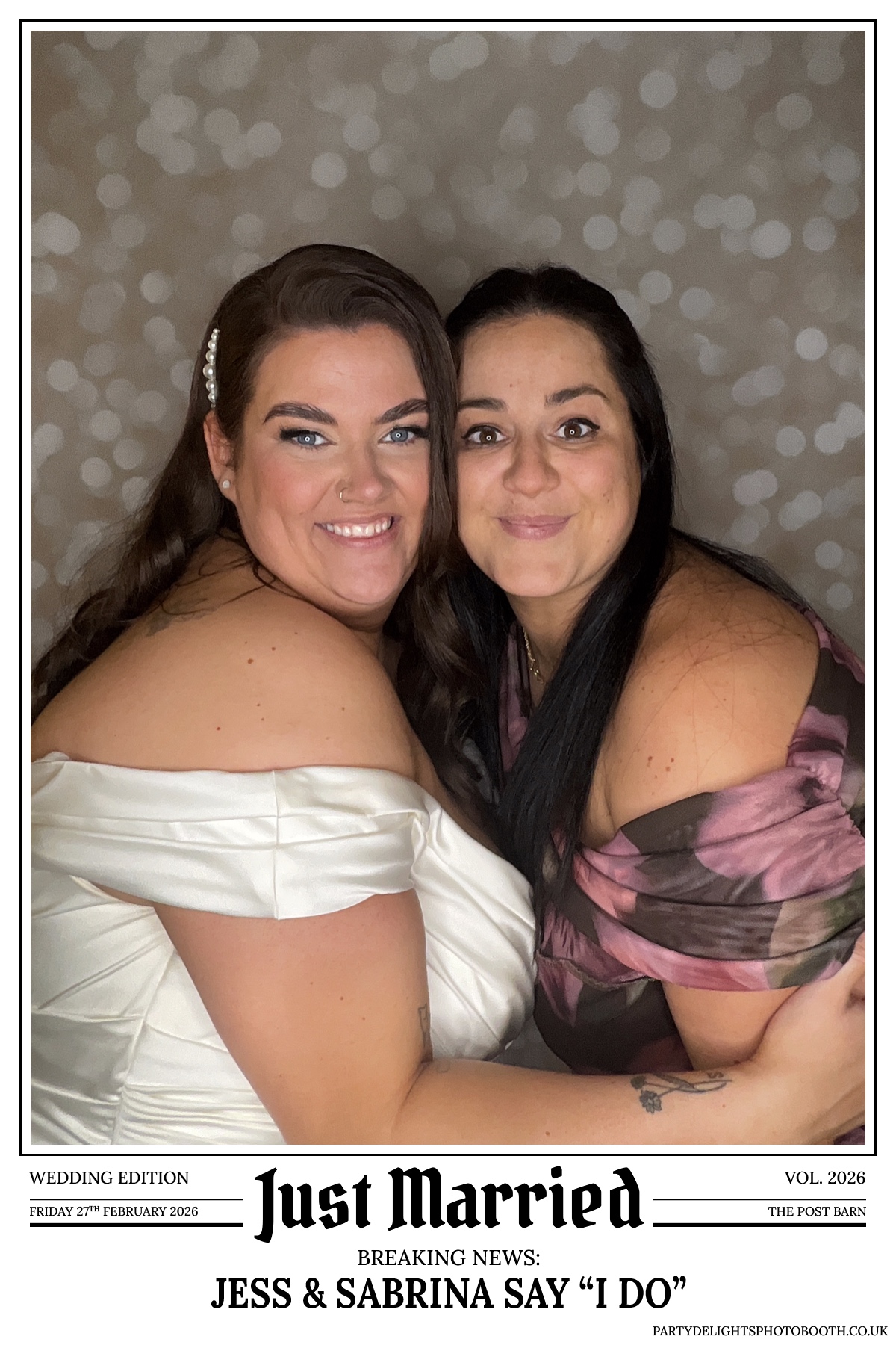 Jess & Sabrina's Wedding | View more photos from the event at gallery.partydelightsphotobooth.co.uk/u/PartyDelightsPhotoBooth/Jess-Sabrinas-Wedding