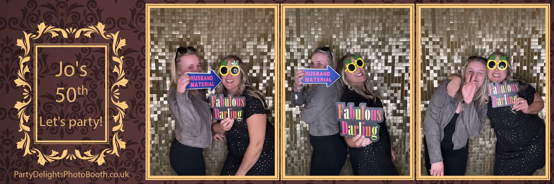 Jo's 50th Birthday Party | View more photos from the event at gallery.partydelightsphotobooth.co.uk/u/PartyDelightsPhotoBooth/Jos-50th-Birthday-Party