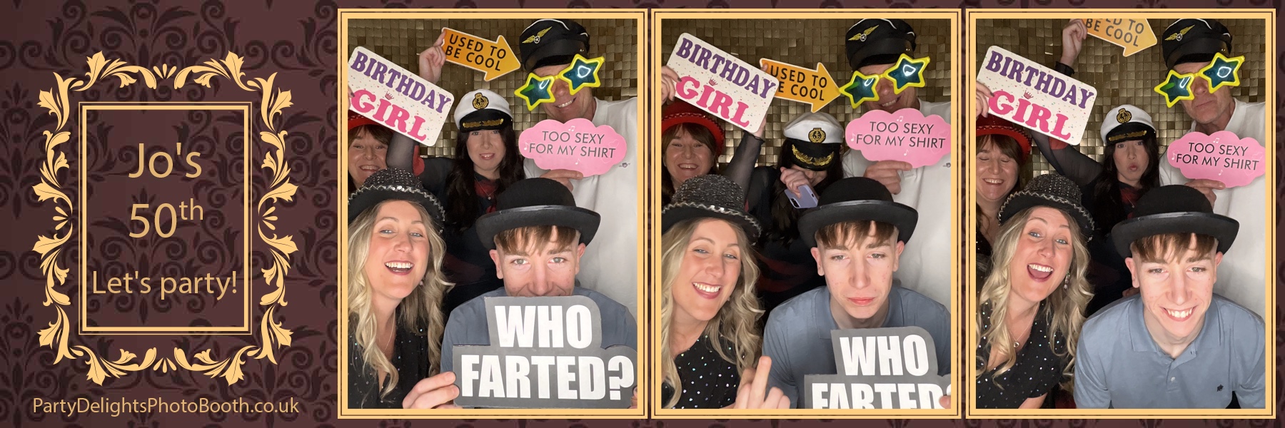 Jo's 50th Birthday Party | View more photos from the event at gallery.partydelightsphotobooth.co.uk/u/PartyDelightsPhotoBooth/Jos-50th-Birthday-Party
