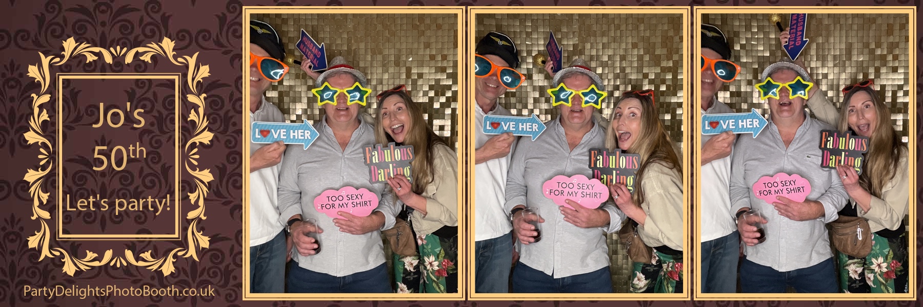 Jo's 50th Birthday Party | View more photos from the event at gallery.partydelightsphotobooth.co.uk/u/PartyDelightsPhotoBooth/Jos-50th-Birthday-Party