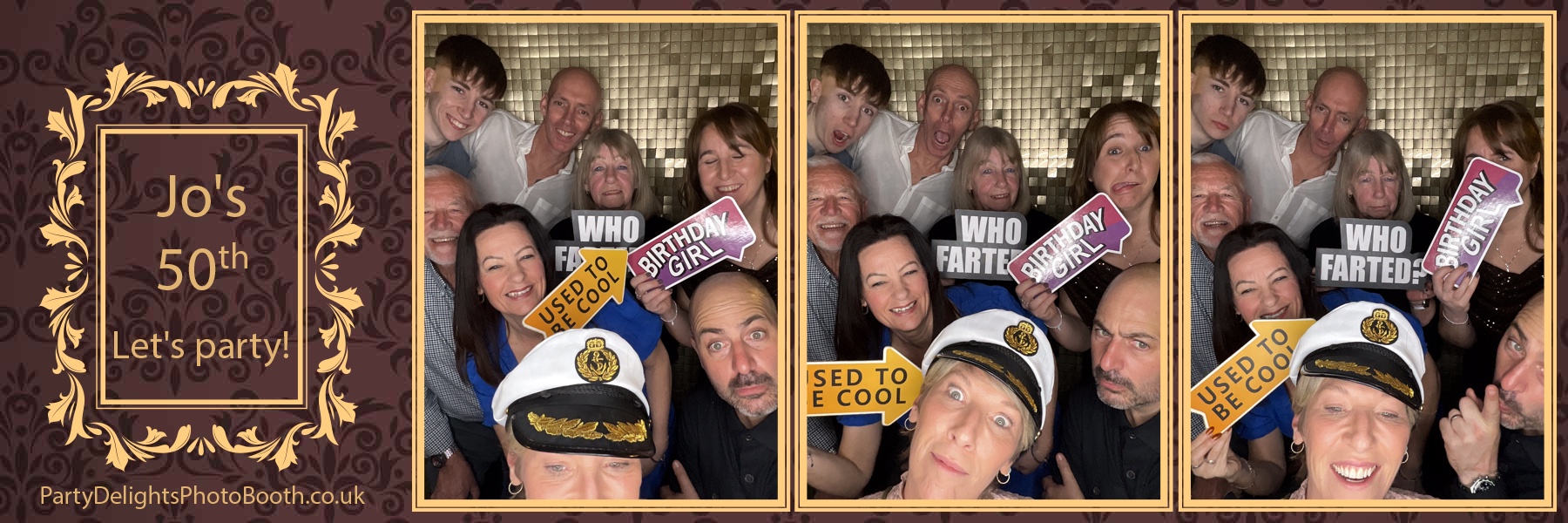 Jo's 50th Birthday Party | View more photos from the event at gallery.partydelightsphotobooth.co.uk/u/PartyDelightsPhotoBooth/Jos-50th-Birthday-Party