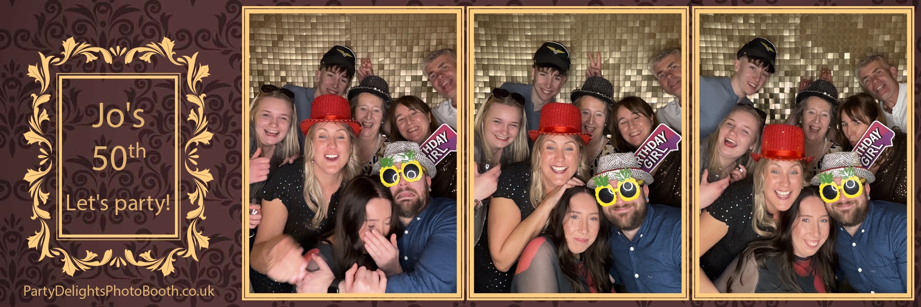 Jo's 50th Birthday Party | View more photos from the event at gallery.partydelightsphotobooth.co.uk/u/PartyDelightsPhotoBooth/Jos-50th-Birthday-Party