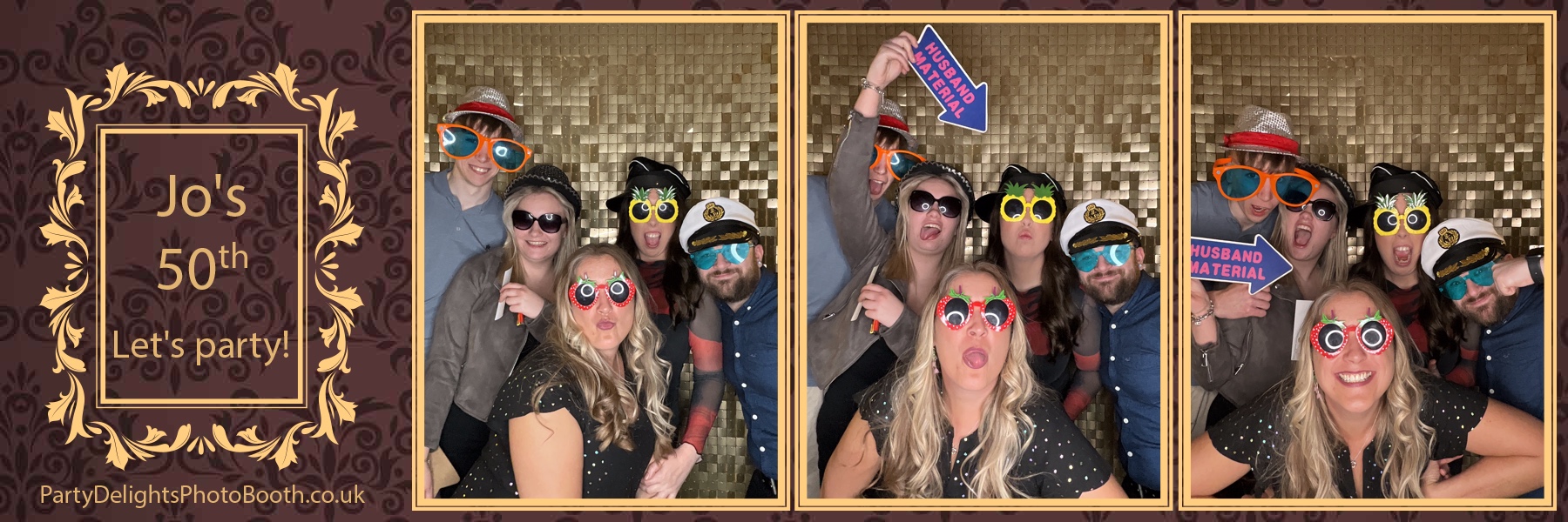 Jo's 50th Birthday Party | View more photos from the event at gallery.partydelightsphotobooth.co.uk/u/PartyDelightsPhotoBooth/Jos-50th-Birthday-Party