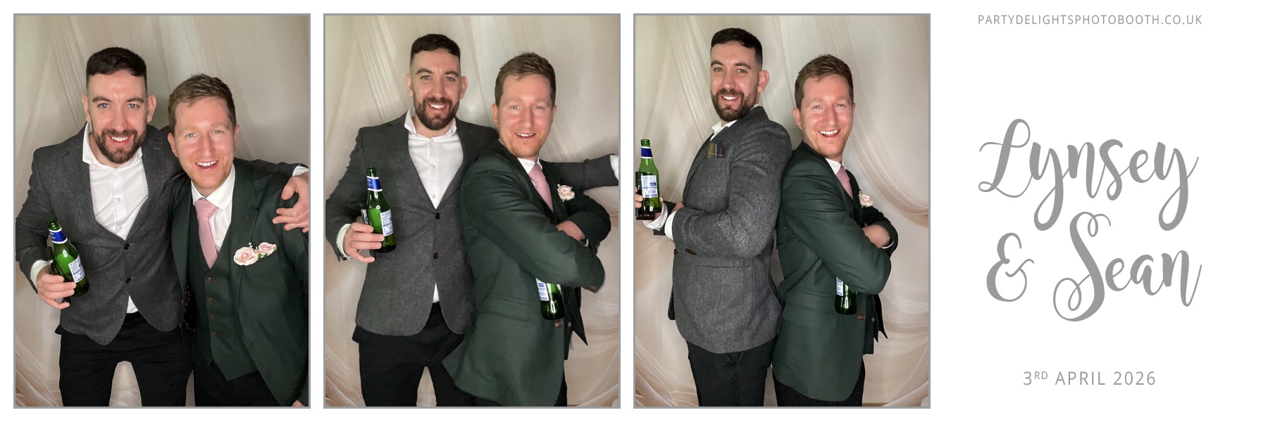 Lynsey and Sean’s Wedding | View more photos from the event at gallery.partydelightsphotobooth.co.uk/u/PartyDelightsPhotoBooth/Lynsey-and-Sean’s-Wedding