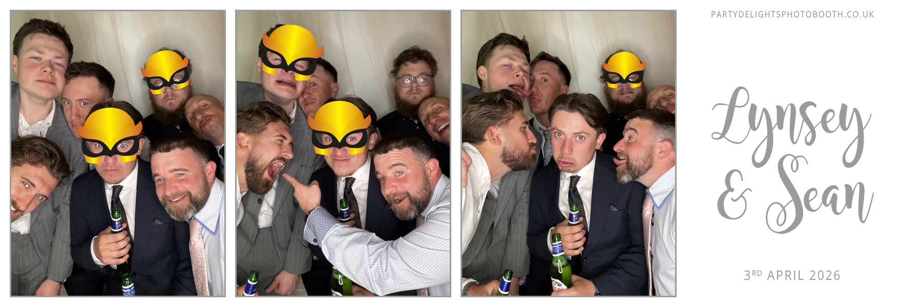 Lynsey and Sean’s Wedding | View more photos from the event at gallery.partydelightsphotobooth.co.uk/u/PartyDelightsPhotoBooth/Lynsey-and-Sean’s-Wedding